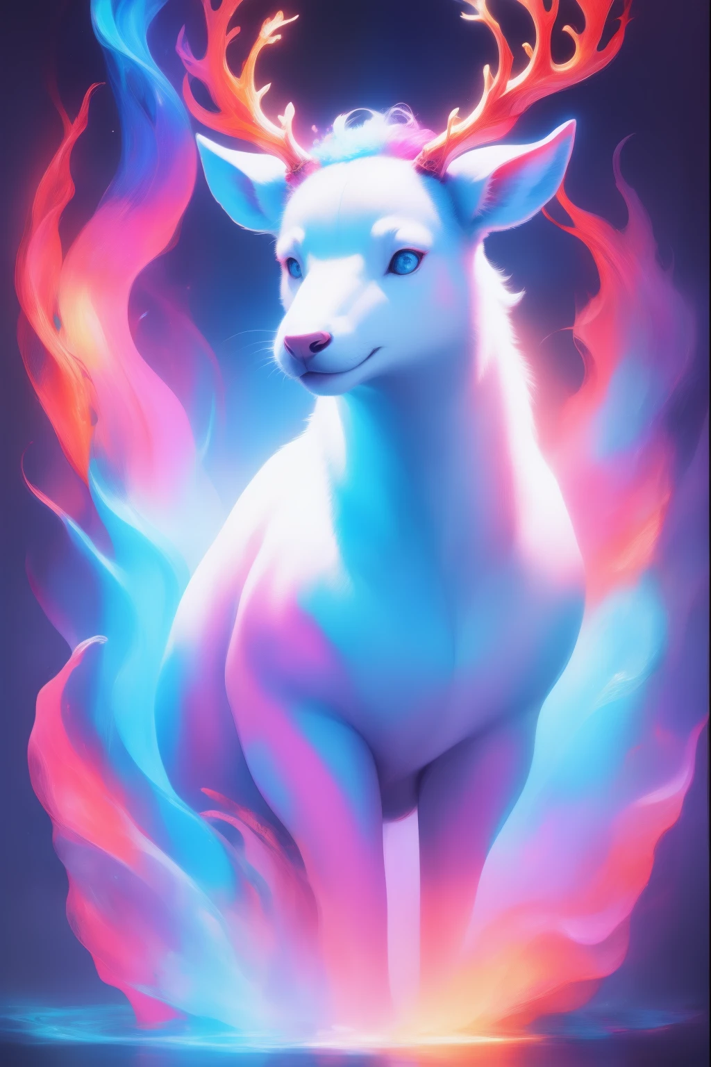 coils,Colorful colors,Divine deer