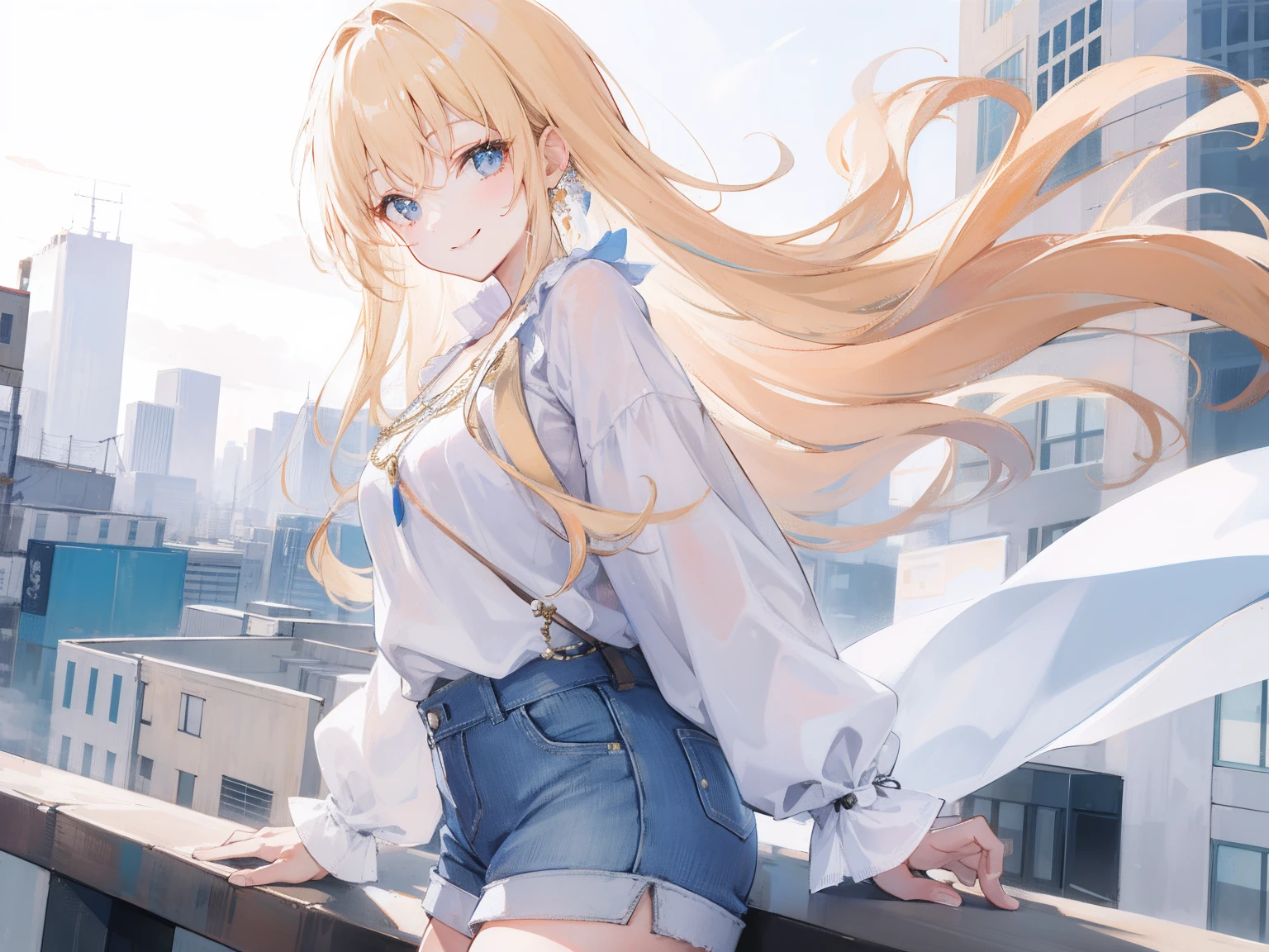 smiling
