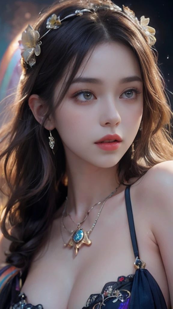 The long-haired、Brownish、red、Braided hair