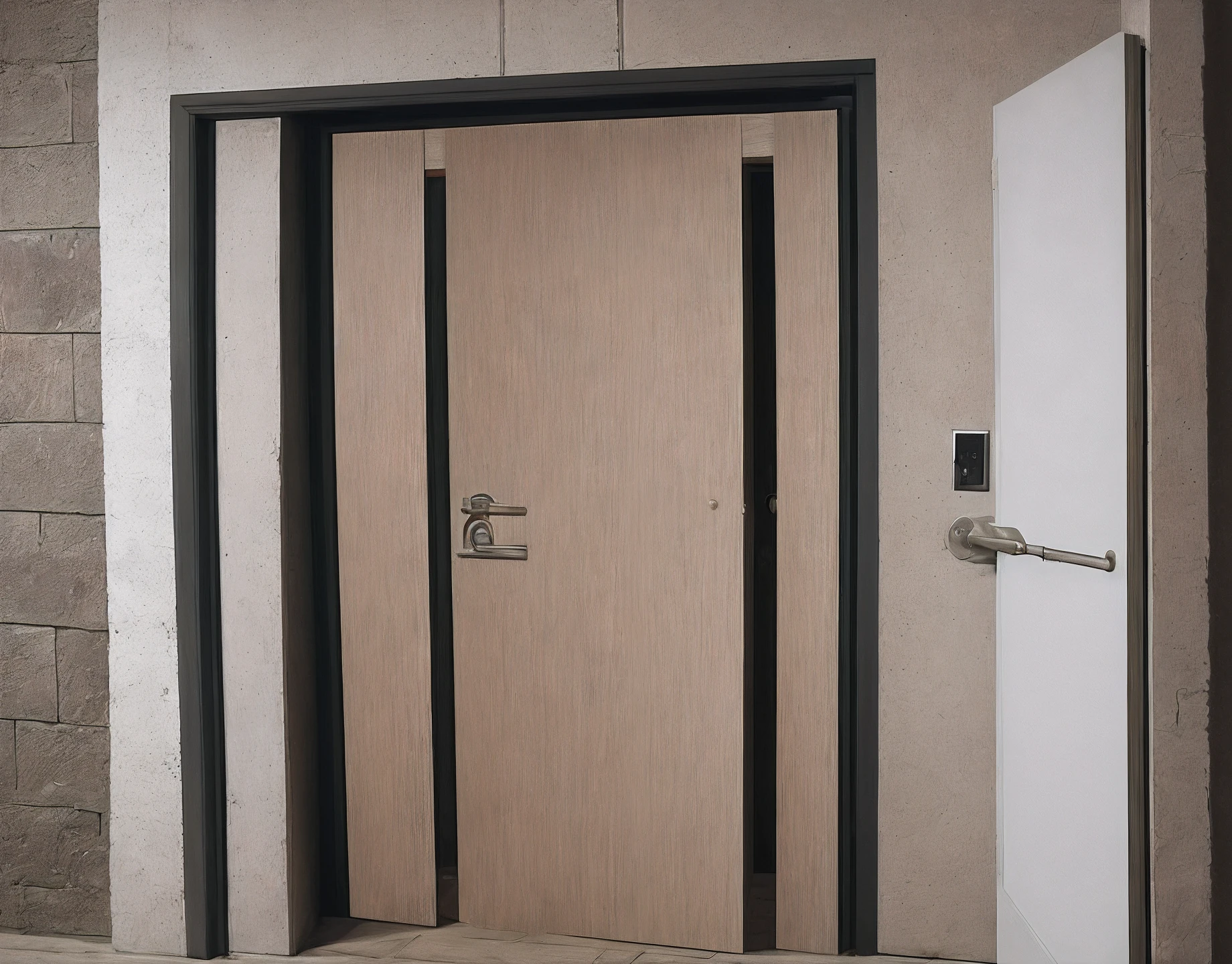 Opening a door