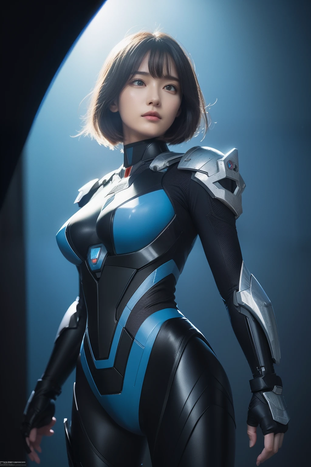 From the movie New Century Evangelion,blue theme,Best quality,Masterpiece,Realistic,professional,Vivid colors,Ultra-fine painting,Portrait,anime big breast,Photogram,number art,Fantasyart,3d graphic,Cinematic_lighting,Strong_rim_Light,rim-light,Ambient_Light,Tyndall effect,moodylighting,Huge_filesize,Real,female pervert,Mecha musume,Cyborg,Tights combat suit,Power armor,Cut clothes,Japanese_Armor,one side up,shmup,remains,rubble_废墟,(Extremely detailed Cg Unity 8K wallpaper),(((Masterpiece))),(((Best quality))),((Ultra-detailed)),(Best Illustration),((An extremely delicate and beautiful)),Dynamic Angle,Wind,classic,Spring,(Detailed light),(Sunlight),Beautiful and delicate water,(Painting),(Sketch),(full bloom),(Shine),