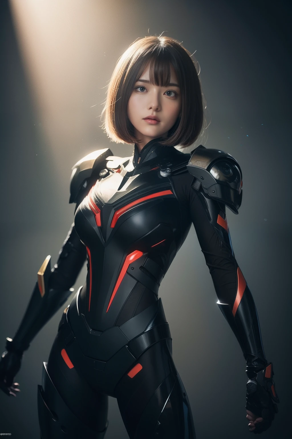 From the movie New Century Evangelion，black theme，Best quality,Masterpiece,Realistic,professional,Vivid colors,Ultra-fine painting,Portrait,anime big breast,Photogram,number art,Fantasyart,3d graphic,Cinematic_lighting,Strong_rim_Light,rim-light,Ambient_Light,Tyndall effect,moodylighting,Huge_filesize,Real,female pervert,Mecha musume,Cyborg,Tights combat suit,Power armor，Cut clothes，Japanese_Armor,one side up,shmup,remains,rubble_废墟,(Extremely detailed Cg Unity 8K wallpaper),(((Masterpiece))),(((Best quality))),((Ultra-detailed)),(Best Illustration),((An extremely delicate and beautiful)),Dynamic Angle,Wind,classic,Spring,(Detailed light),(Sunlight),Beautiful and delicate water,(Painting),(Sketch),(full bloom),(Shine),