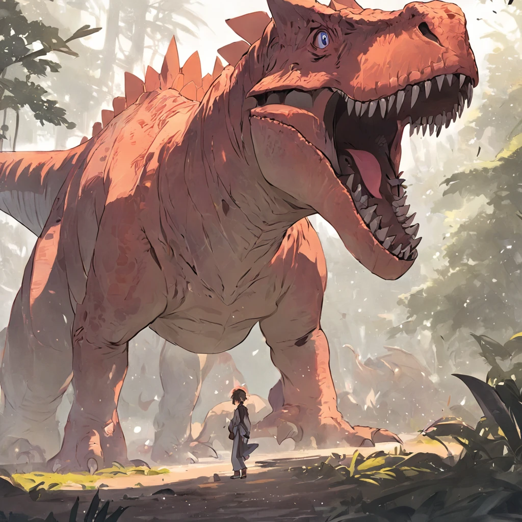 Dinosaurs carry wolves