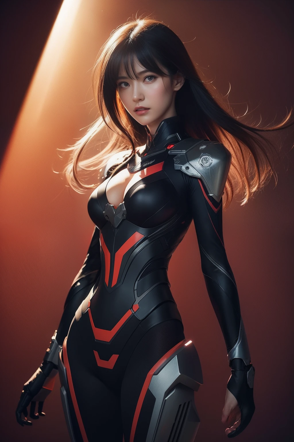 From the movie New Century Evangelion,red theme,Best quality,Masterpiece,Realistic,professional,Vivid colors,Ultra-fine painting,Portrait,anime big breast,Photogram,number art,Fantasyart,3d graphic,Cinematic_lighting,Strong_rim_Light,rim-light,Ambient_Light,Tyndall effect,moodylighting,Huge_filesize,Real,female pervert,Mecha musume,Cyborg,Tights combat suit,Power armor,Cut clothes,Japanese_Armor,one side up,shmup,remains,rubble_废墟,(Extremely detailed Cg Unity 8K wallpaper),(((Masterpiece))),(((Best quality))),((Ultra-detailed)),(Best Illustration),((An extremely delicate and beautiful)),Dynamic Angle,Wind,classic,Spring,(Detailed light),(Sunlight),Beautiful and delicate water,(Painting),(Sketch),(full bloom),(Shine),