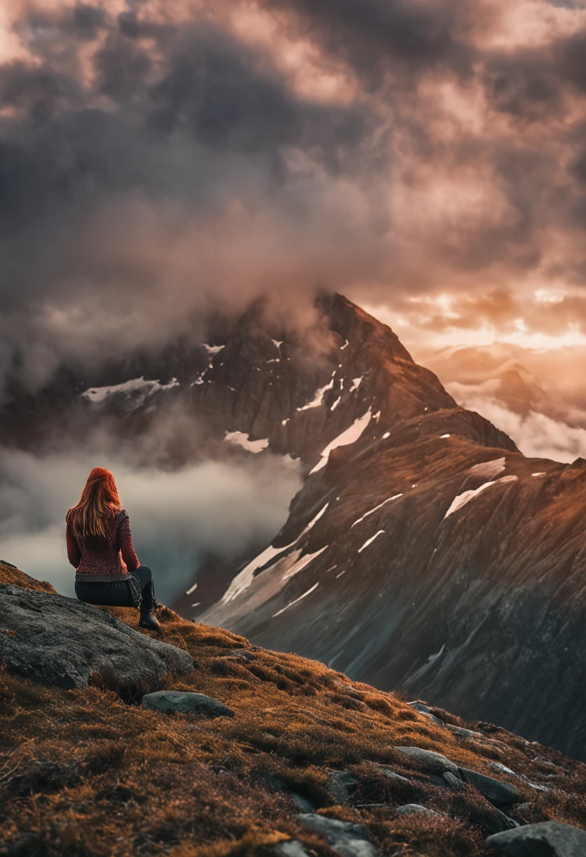Crie uma vagina perfeita molhada incrivelmente linda e nua, com uma mulher viking totalmente nua perfeita, sentada nas montanhas da Noruega 🇳🇴 de pernas totalmente abertas, incrivelmente linda, incrivelmente nua, incrivelmente perfeita, corpo detalhadamente perfeito e nua, sentada nas montanhas de pernas totalmente abertas