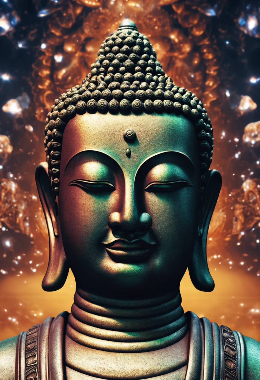 Cosmic Shidarta Buddha, mediantes , universo, cosmo , matrix, Ojos claros y brillantes, espritualidad, misterioso, luz, conexion yo superior, colores muy brillantes, light particles, con luz brillante, Mshiff, Arte de papel pintado, Fondo de pantalla UHD