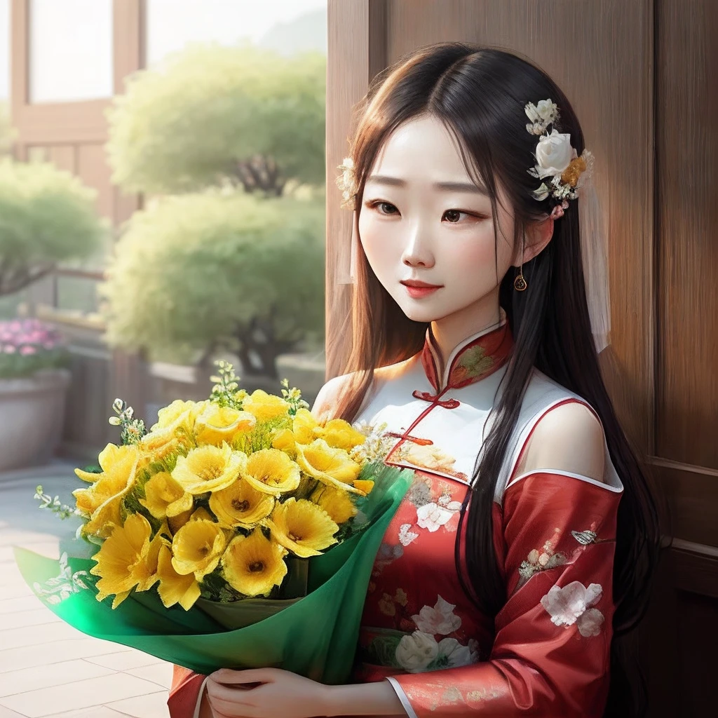 Beautiful，𝓡𝓸𝓶𝓪𝓷𝓽𝓲𝓬，fresh flowers，Chinese surname Song，Wen Sheng Wen