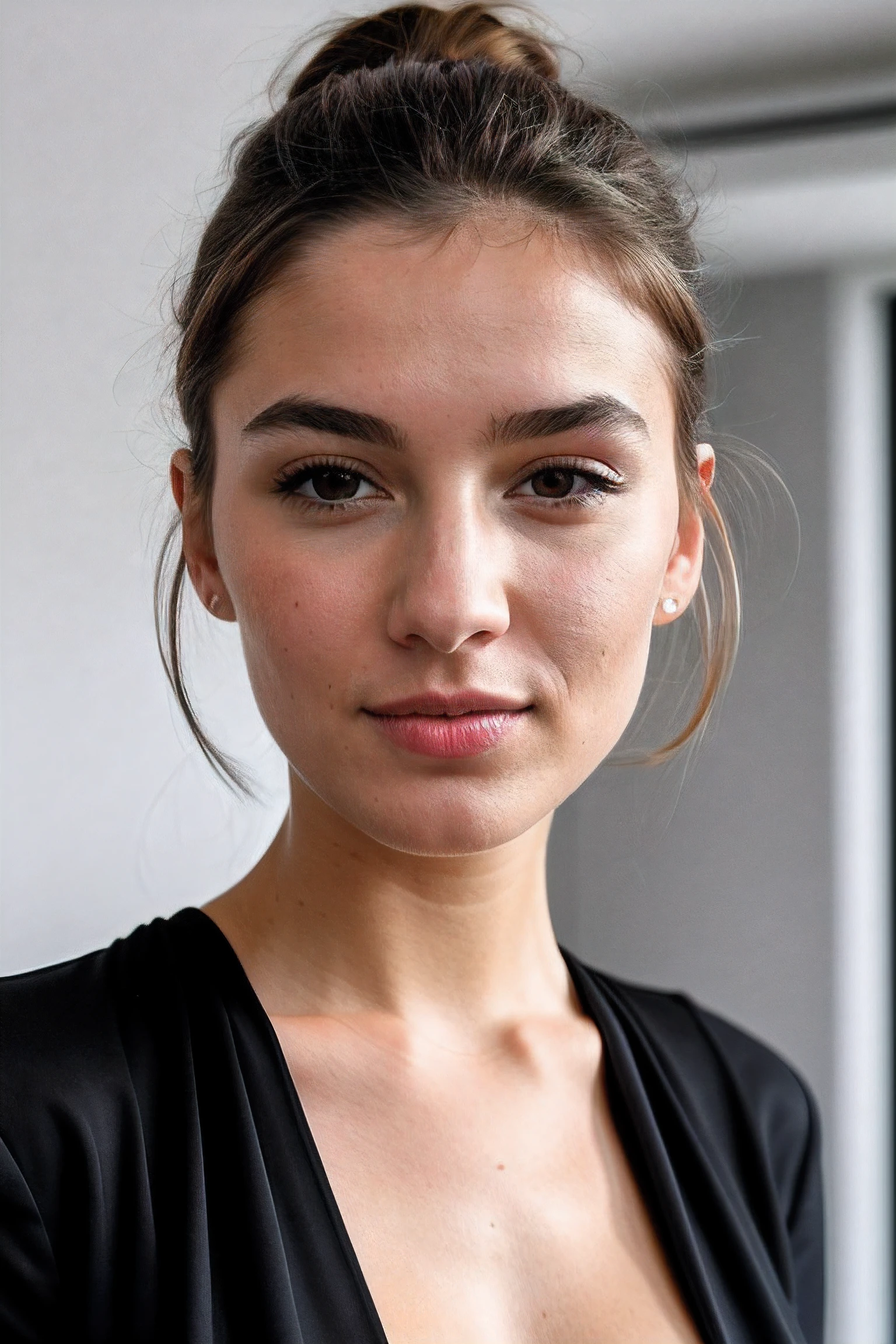 Instagram-Foto, Nahaufnahme Gesicht 1.4f, bookeh effect, Foto von 23 Y.o Chloe, blasse Haut, (smil:0.4), Harte Schatten, (10, RAW-Foto, Top quality),realistisch, Frontal, Kompliziert detailliert, Gag, wegblicken, Frauenfokus, only black dresses, Morgenhimmel, Sanfte Beleuchtung, Filmische Beleuchtung, portrait, Mit Liebe, beauty, beautiful, supreme clothing, blurry foreground, blur effect, Mikro-Details, weiches Licht, fotorealistisch, proportional, Hyper Details, Jung, Gemeinsames Gesicht, Ein lebendiges Gesicht, Detaillierte, seductive eyes, in einem schwarzen Sweatshirt, ((detailed facial features)), (fein detaillierte Haut), blasse Haut, Realistische Hautstruktur, Extreme Hautdetails, (poren:0.1), Masterpiece best quality, fotorealistisch, Eine hyperrealistische, Detailliert, 8K, HDR, (Sanfte Farbe: 1.2), light depth of field, Breites Licht, Hoher Kontrast, Hintergrundbeleuchtung, Leichtes Funkeln, chromatische Aberration, Scharfer Fokus, RAW-Farbfoto, ((NSFW)), only black dresses, Morgenhimmel, Sanfte Beleuchtung, Filmische Beleuchtung, portrait, Mit Liebe, beauty, beautiful, supreme clothing, blurry foreground, blur effect,