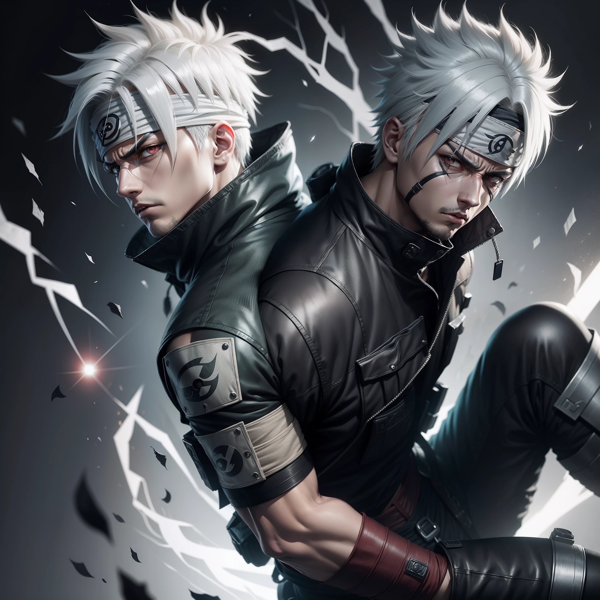 Dead least look of kakashi of sharingan