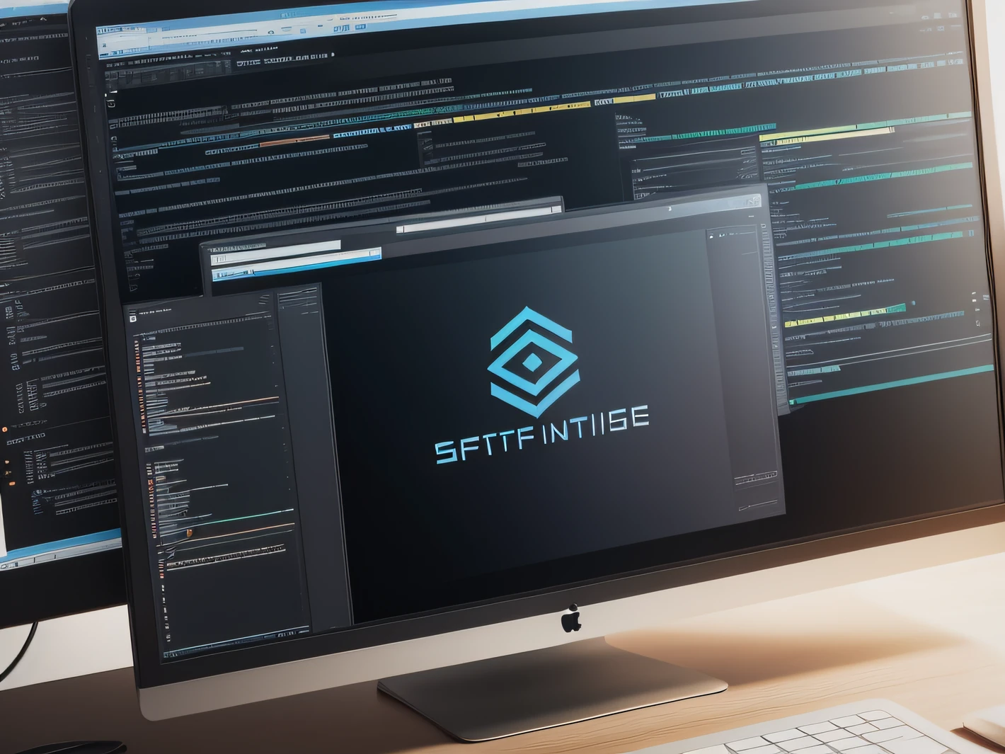 Software design logo,Brief introduction,Suitable for reporting