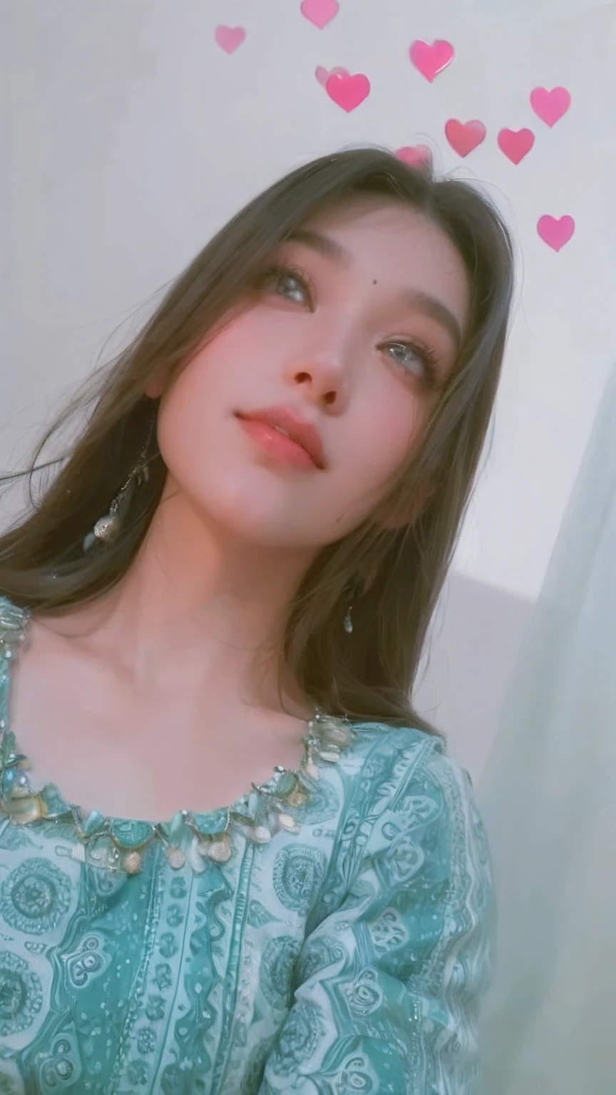 1girll,(enchanced quality:1.4),(Top quality true texture skin), Delicate face,Black hair, Gradient hair, Petite body,(perfect bodies:1.1), There are precious stones on the forehead, rimless eyewears, Sparkling pupils,long eyelasher,grin, hyper photorealism, Cinematic lighting, projected inset, surrealism, hyper HD, Masterpiece, 16k,Lie down,dream on,Wear transparent silk pajamas,Carmelto,Legs slightly open,Tattooed with,Fantasy space,Luxurious space