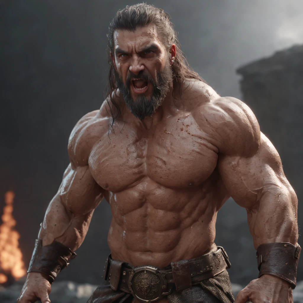 (professional 3d render:1.3) af (Realistic:1.3) most beautiful artwork photo in the world,Features soft and shiny male heroes, ((Epic hero fantasy muscle man rough wet hero angry looking long hair short beard and ferocious expression in dynamic pose, Fantastic location, Majestic cluttered environment)), Full body 8K unified rendering, action shot, skin pore, very dark lighting, heavyshading, Detailed, Detailed face, (vibrant, photograph realistic, Realistic, Dramatic, Dark, Sharp focus, 8K), (Old tactical clothing damaged by weathering:1.4), ((((Wear body armor)))), (Intricate:1.4), decadent, (Highly detailed:1.4), Digital painting, rendering by octane, art stations, concept-art, smooth, Sharp focus, illustration, Art germ, (loish:0.23), wlop ilya kuvshinov, and greg rutkowski and alphonse mucha gracias, (Global illumination, Studio light, volumettic light), heavy rain, particles floating, lotr, fantasy, elf, full bodyesbian, ((Dark and ancient city background:1.3)),CGSesociety,art stations,miltary