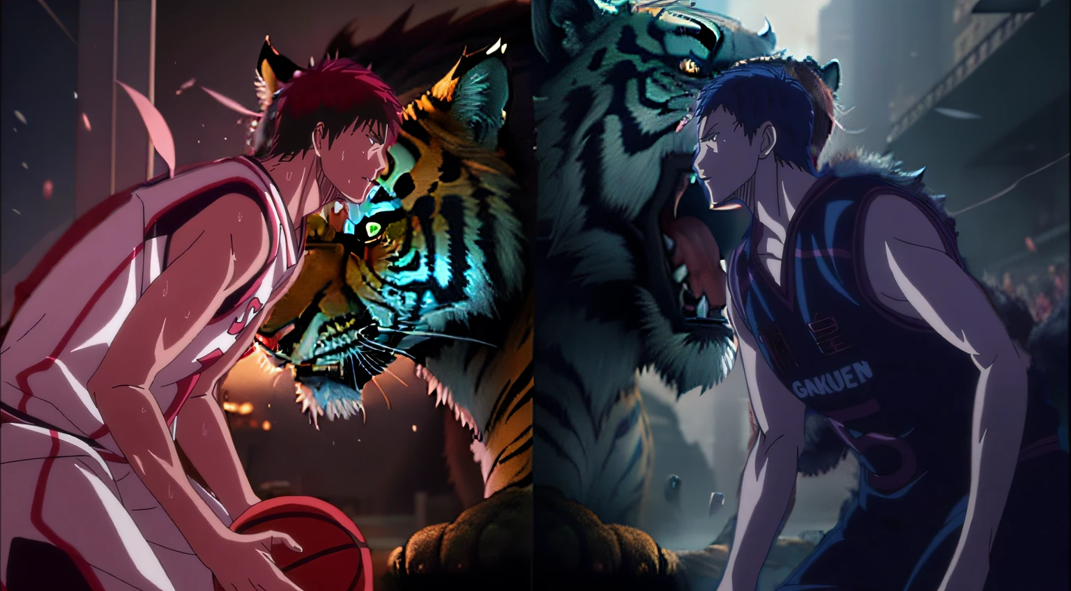 The tiger has confronted the dragon.