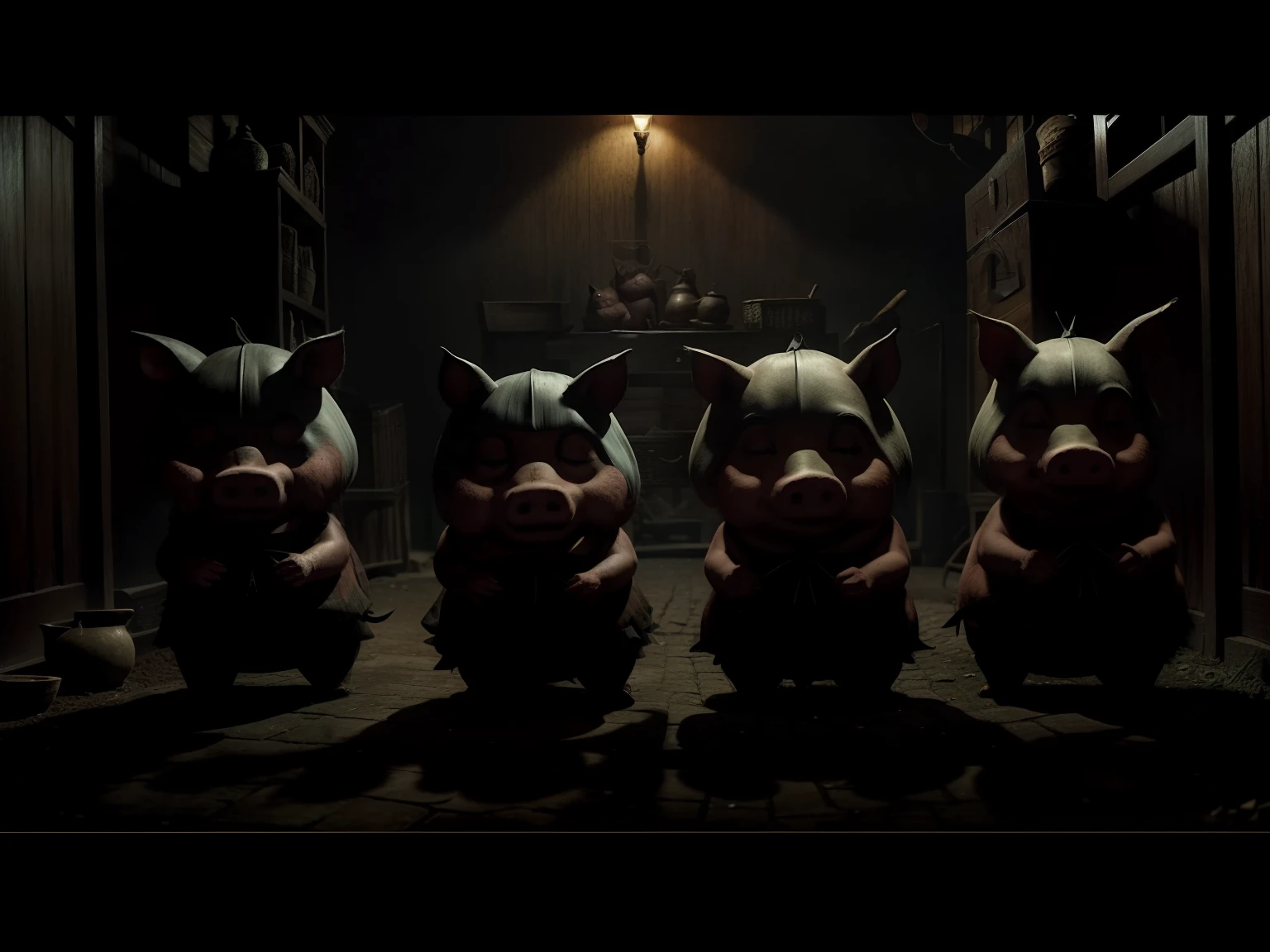 The Three Little Pigs, american horror story, enquadramento geral