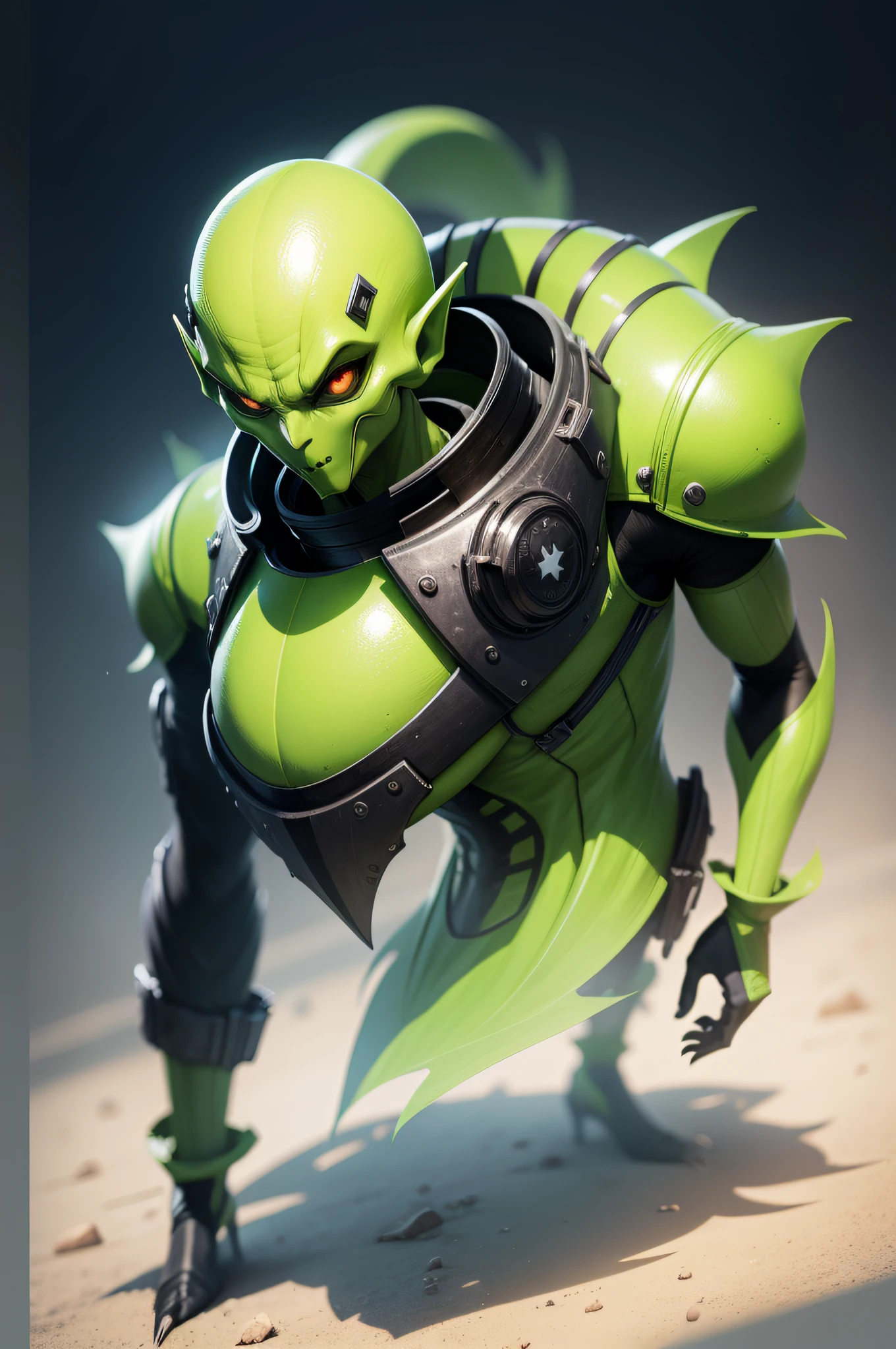 fighter alien toxic concept art