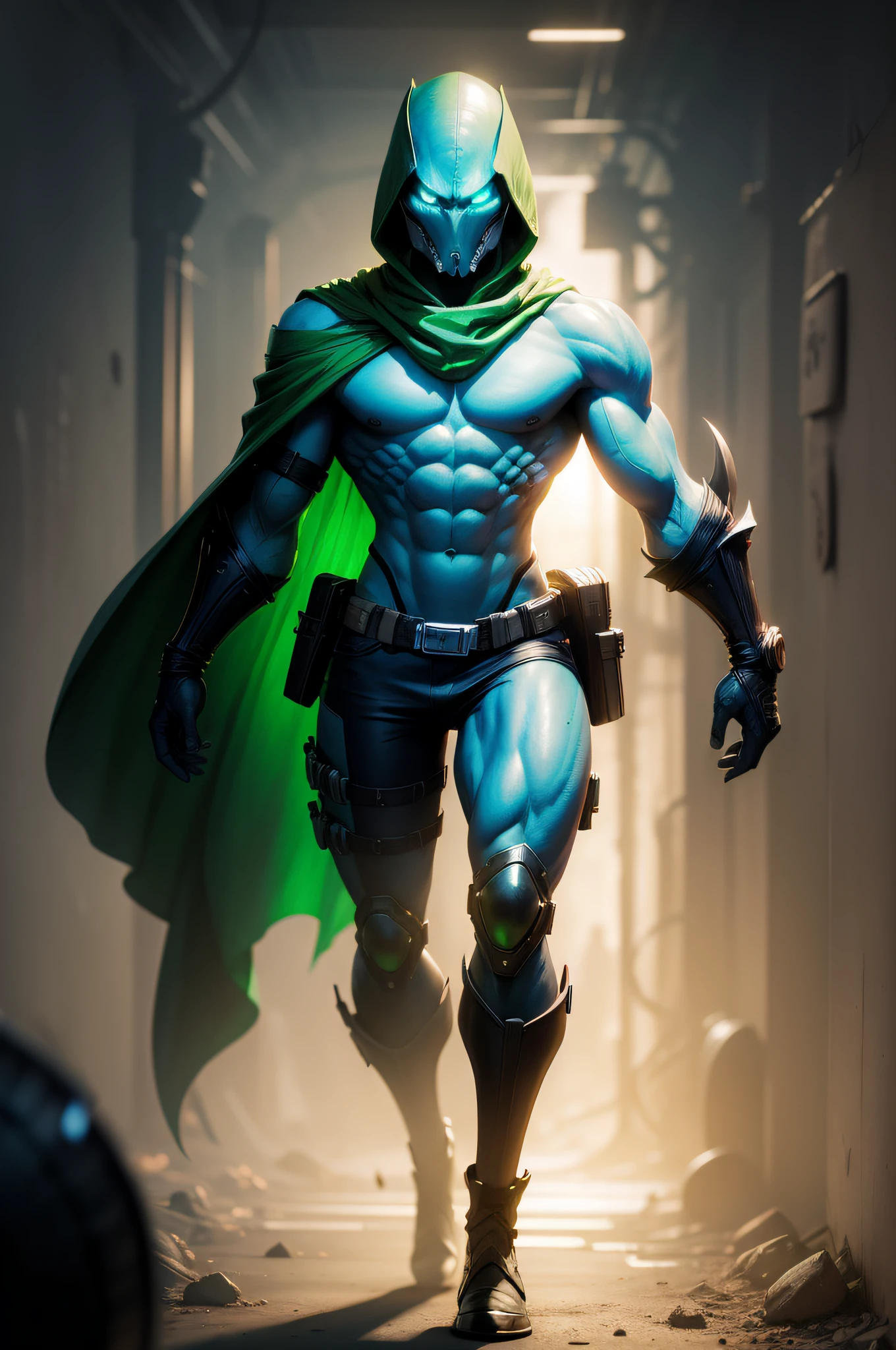 fighter alien hero toxic concept art fantasy