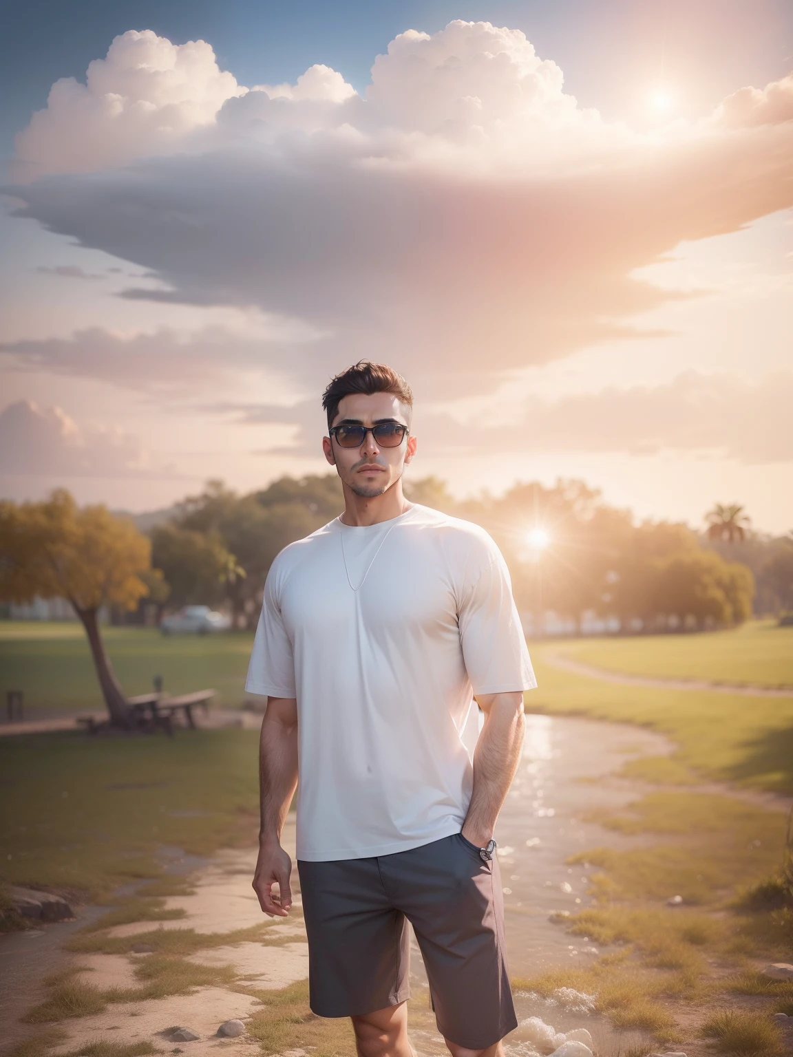 Handsome boy ultra realistic baground change fit body good looking