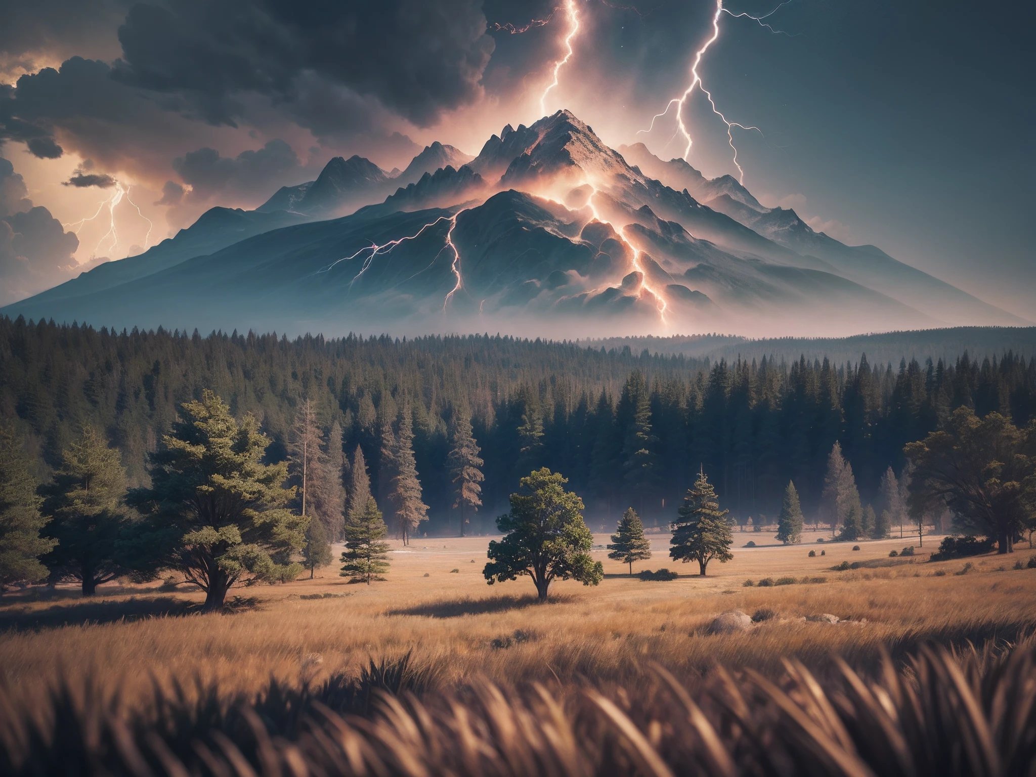Masterpiece, beautiful, elegant, spring landscape, semi-realistic, Cinematic, Hyper-detailed, insane details, Beautifully color graded, Unreal Engine, DOF, Super-Resolution, Megapixel, Cinematic Lightning, Anti-Aliasing, FKAA, TXAA, RTX, SSAO, Post Processing, Post Production, Tone Mapping, CGI, VFX, SFX, Insanely detailed and intricate, Hyper maximalist, Hyper-realistic, Volumetric, Photorealistic, ultra photoreal, ultra-detailed, intricate details, 8K, Super detailed, Full color, Volumetric lightning, HDR, Realistic, Unreal Engine, 16K, Sharp focus --auto --s2