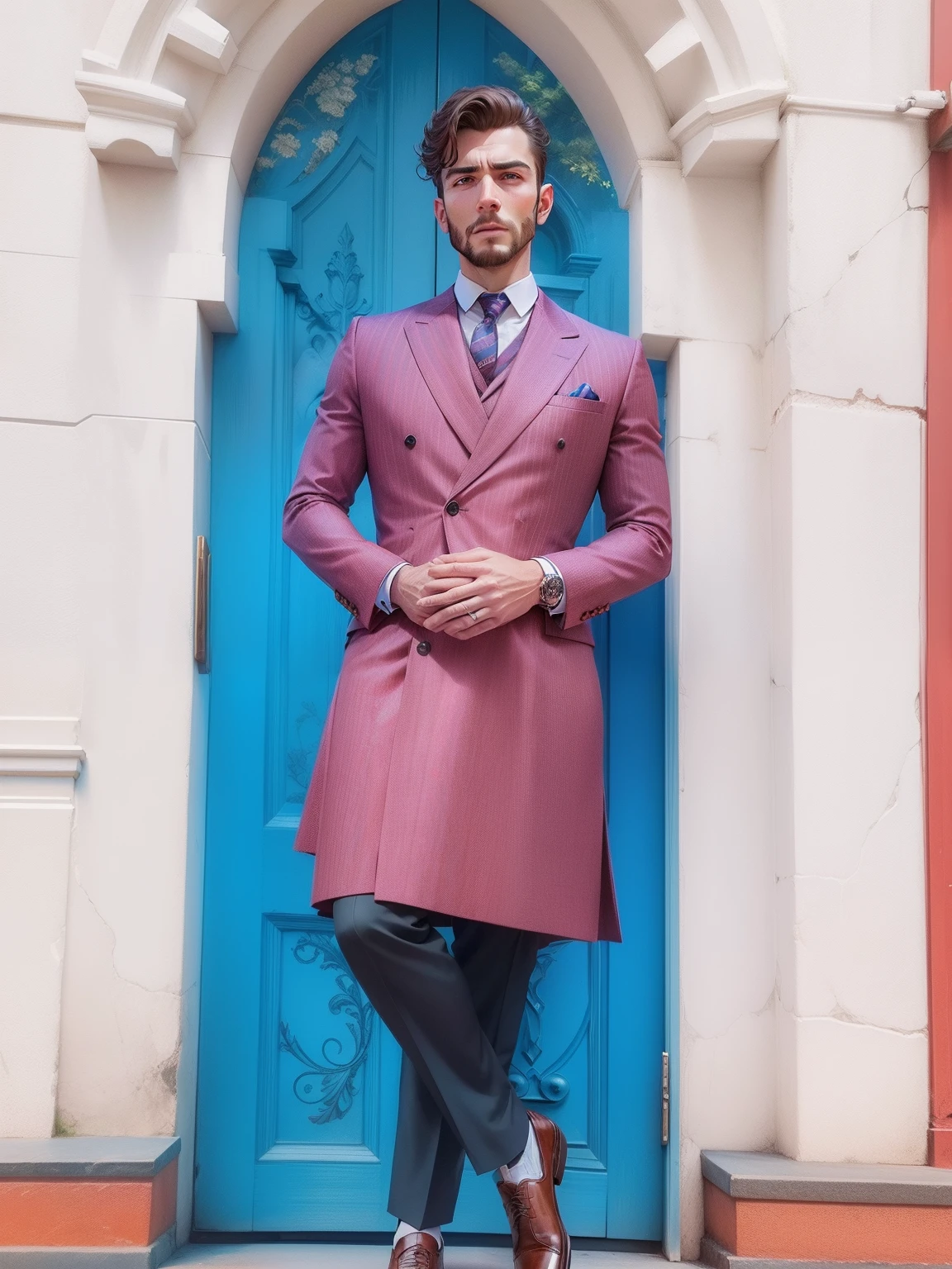 gentelman, clasic look, realistic face, 8k, ultra realistic