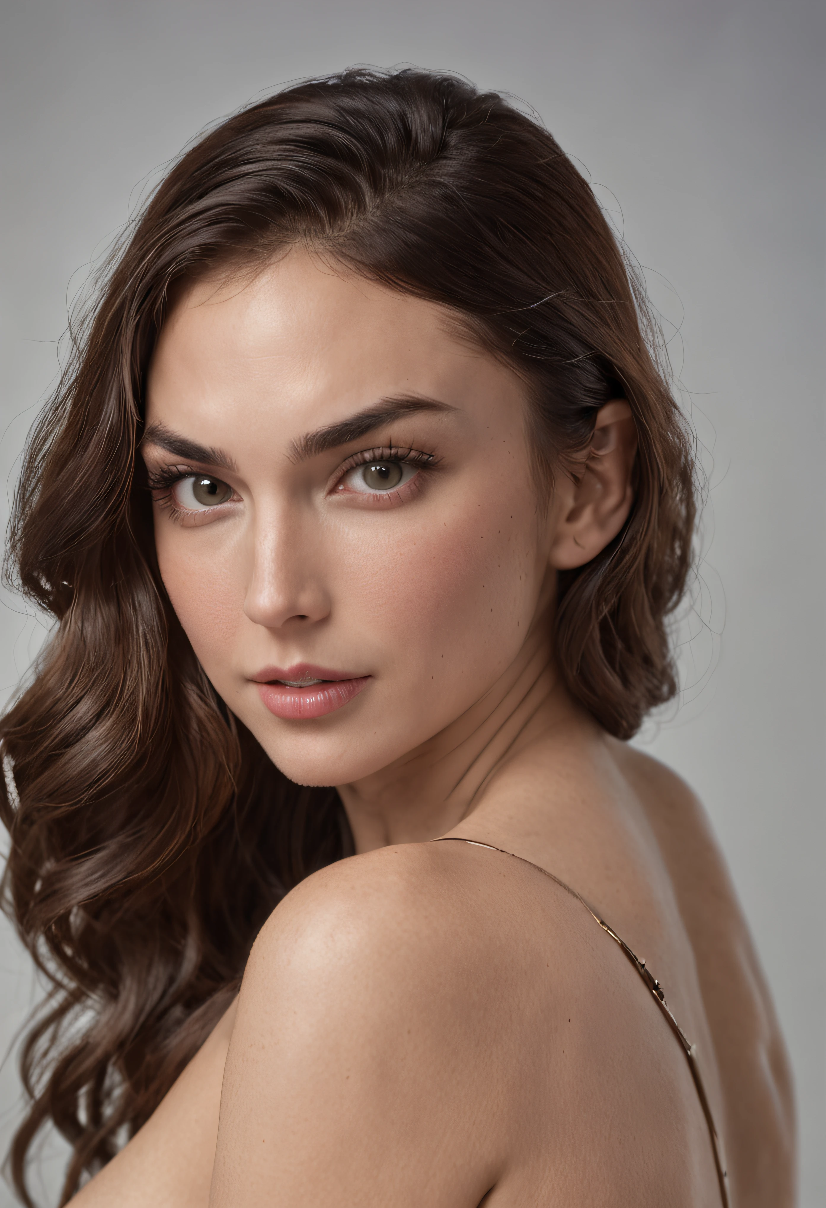gal gadot, wonder woman at the bed, open legs, showing her , woman , pubic hair, perfect eyes, beautiful face