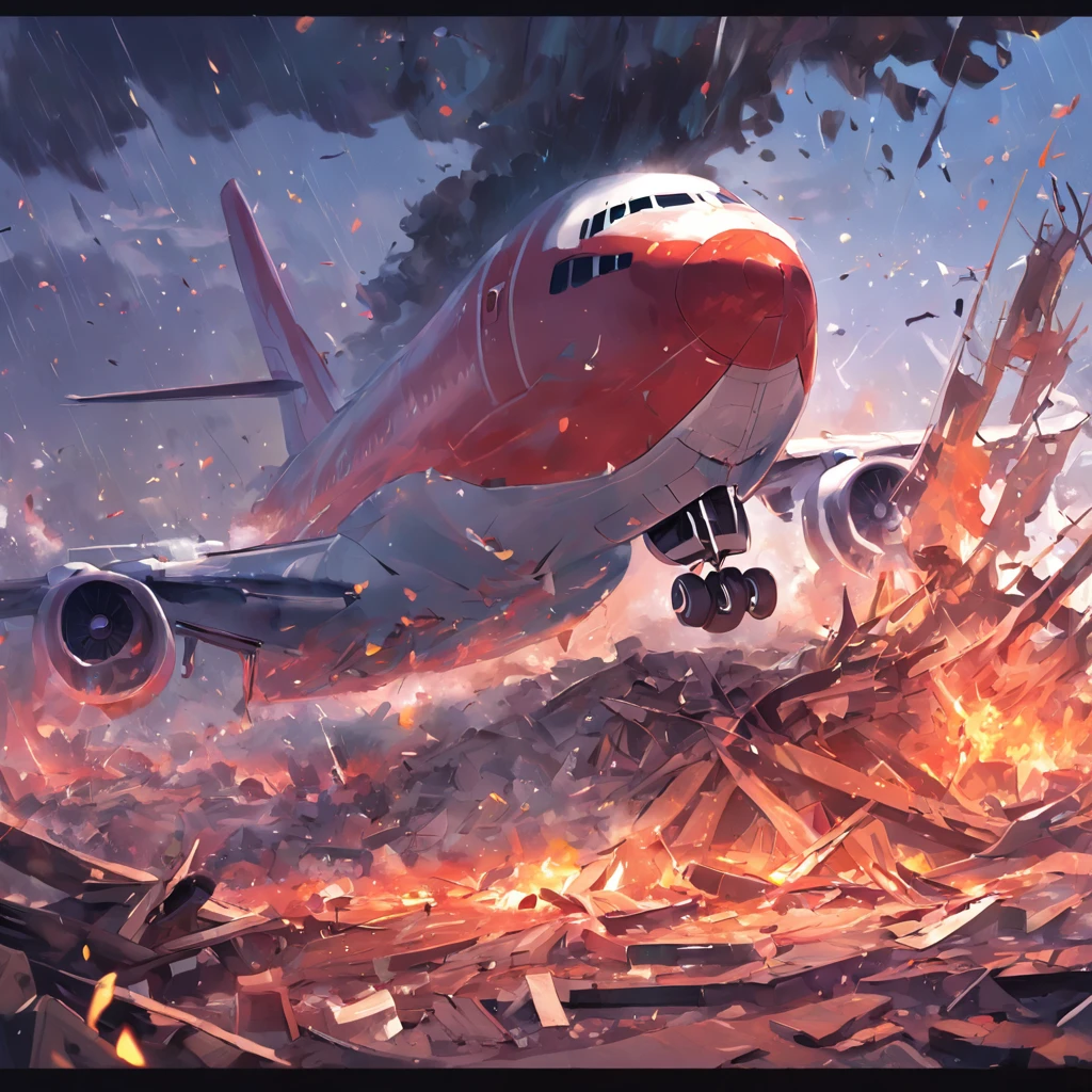 Plane crash,fall,disaster