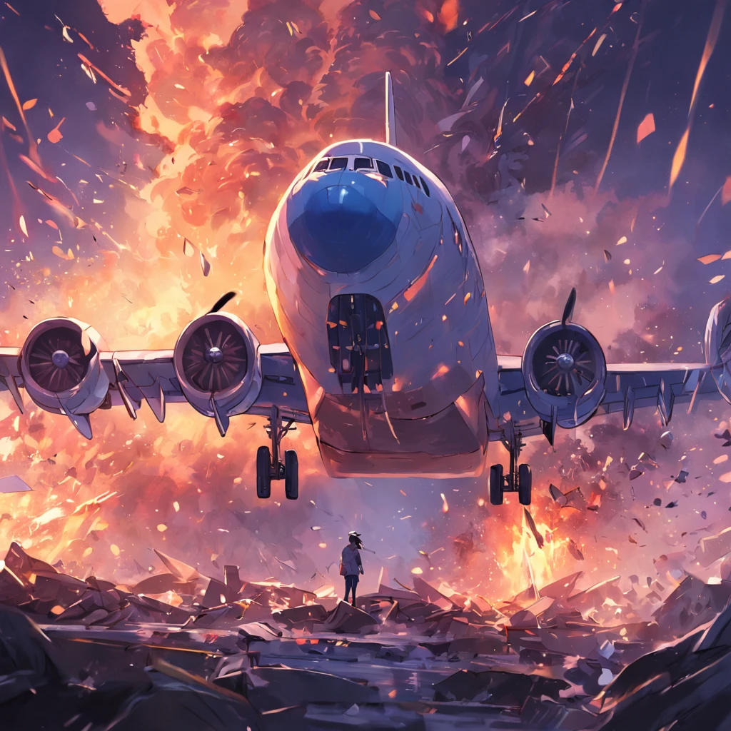 Plane crash,fall,disaster