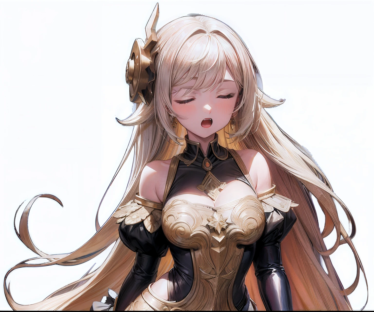 open mouth talking