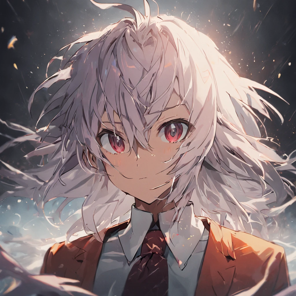 Middle-aged man in suit,whaite hair,tall and straight,Fierce,Exaggerated expressions