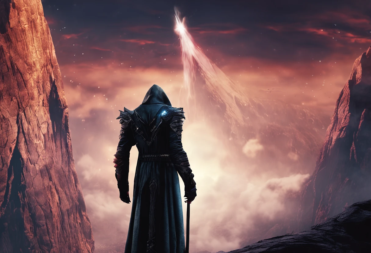 Best Quality, Masterpiece, extra high resolution, (The photo is realistic:1.4), surrealism, dream-like,Fusion, Shadow Dancer, Shadow Magic, Darkness control, Invisible, Shadowstep, Umbral spells, Hidden blade,