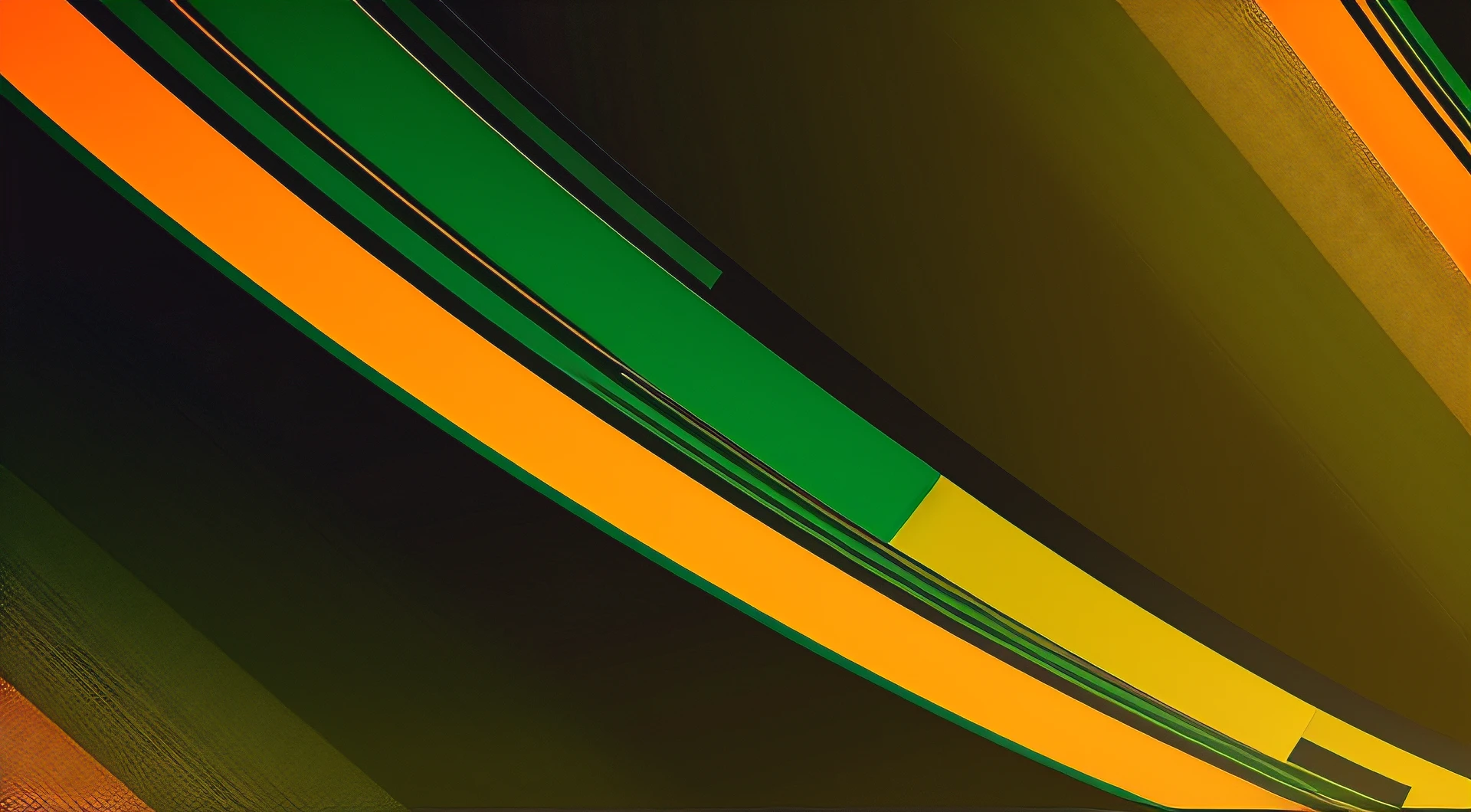 wallpaper with abstracte colors green yellow and orange