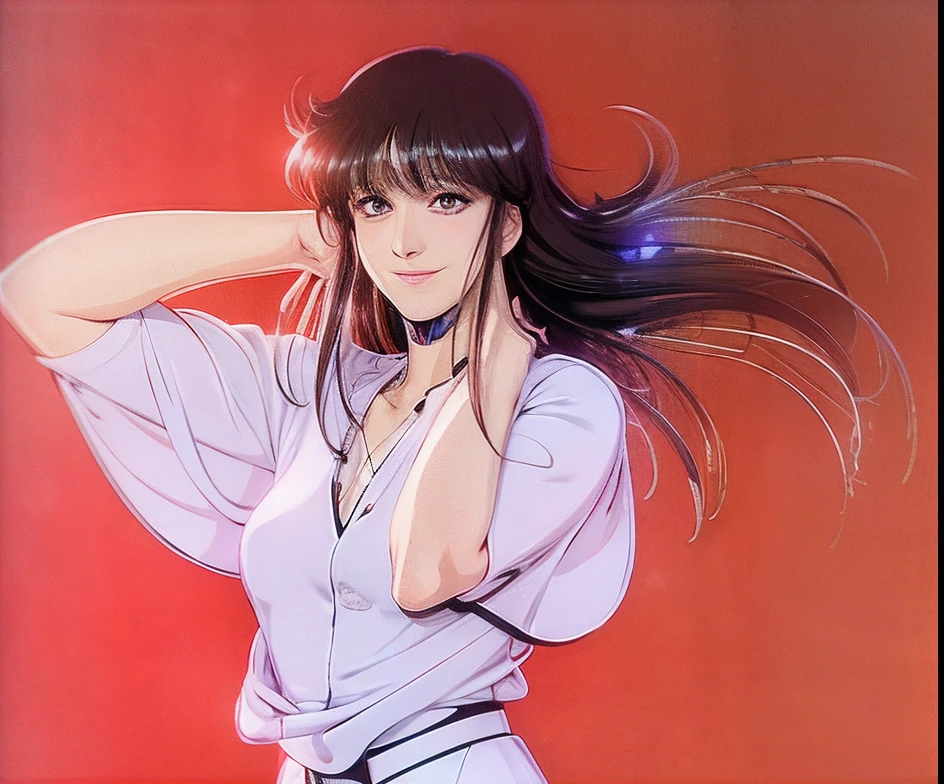 (urushisato:1.0), (ova:1.0),
Smiling, A young and beautiful woman, Best quality, 超高分辨率, (Photorealistic:1.4), tokyo fashion,
