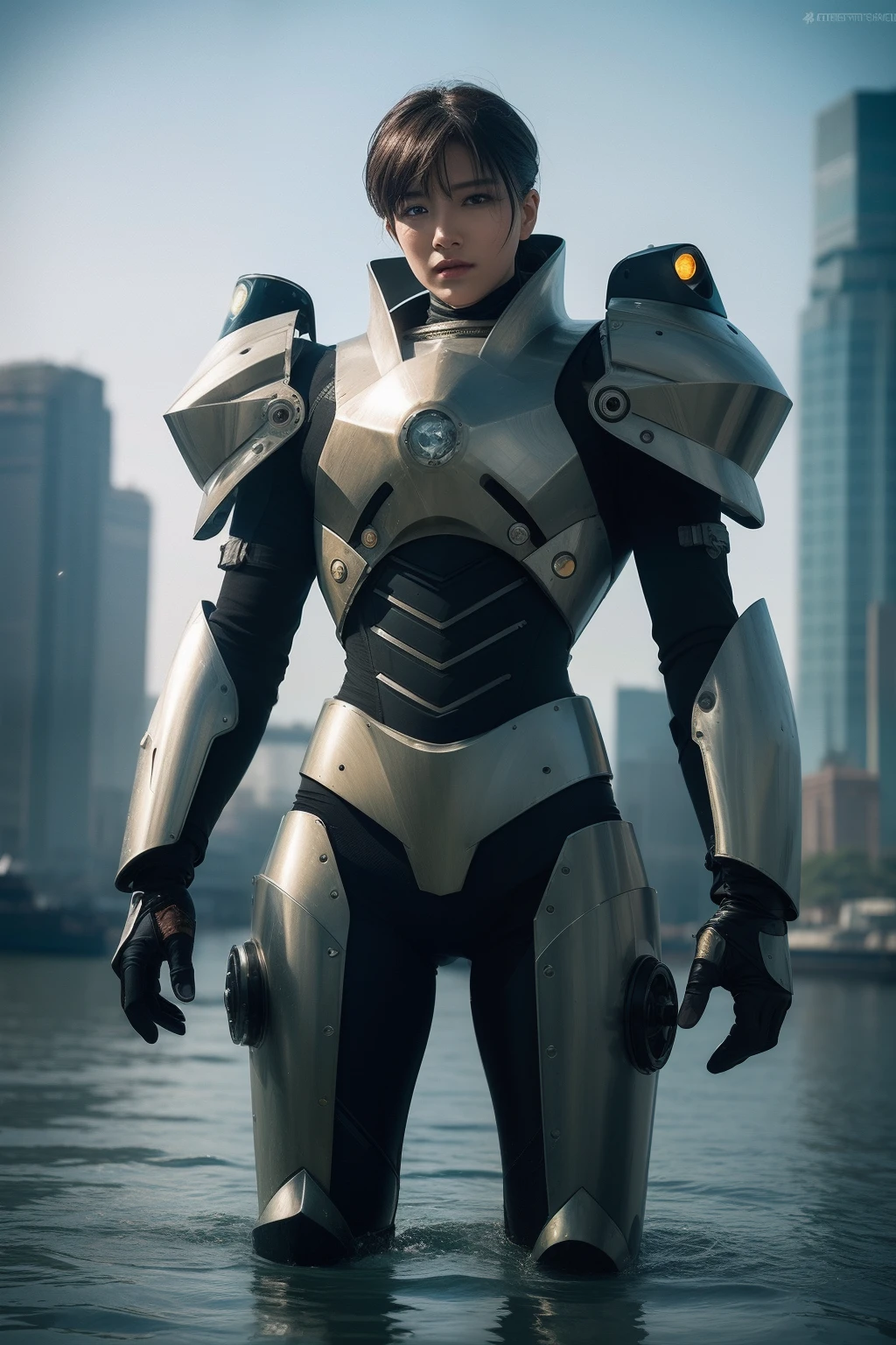 (Extremely detailed Cg Unity 8K wallpaper),(((Masterpiece))),(((Best quality))),((Ultra-detailed)),(Best Illustration),((An extremely delicate and beautiful)),Dynamic Angle,Wind,classic,Spring,(Detailed light),(Sunlight),Beautiful and delicate water,(Painting),(Sketch),(full bloom),(Shine),From the movie《New Century Evangelion》,Black Themes,Best quality,Masterpiece,Realistic,professional,Vivid colors,Ultra-fine painting,Portrait,anime big breast,Photogram,number art,Fantasyart,3d graphic,Cinematic_lighting,Strong_rim_Light,rim-light,Ambient_Light,Tyndall effect,moodylighting,Huge_filesize,Real,Male pervert,Mecha musume,Cyborg man,Tights combat suit,power armour,Cut clothes,Japanese_Armor, Steampunk style, Futuristic combat-ready motorboats skim the water with a ferocious presence. Intricate gears and brass fittings adorn its hull, Showcasing the perfect blend of advanced technology and Victorian aesthetics. This realistic masterpiece glitters in the sun, ready for action.