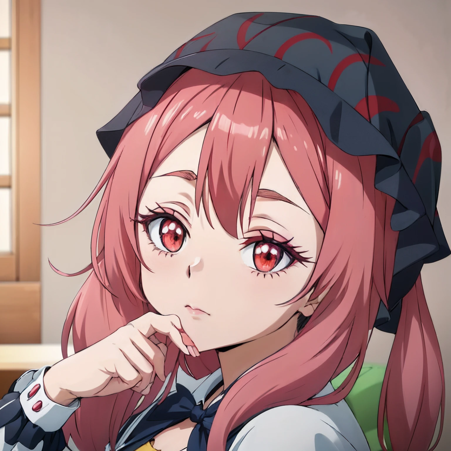 anime com cabelo rosa segurando um livro na frente das flores, Estilo anime 4K, Anime Art Wallpaper 4K, Anime Art Wallpaper 4K, 4k anime wallpapers, retrato bonito do anime, 4k anime wallpapers, papel de parede anime 4k, Anime Art Wallpaper 8K, arte de anime digital detalhada, menina bonita, Bom anime, arte anime de alta qualidade