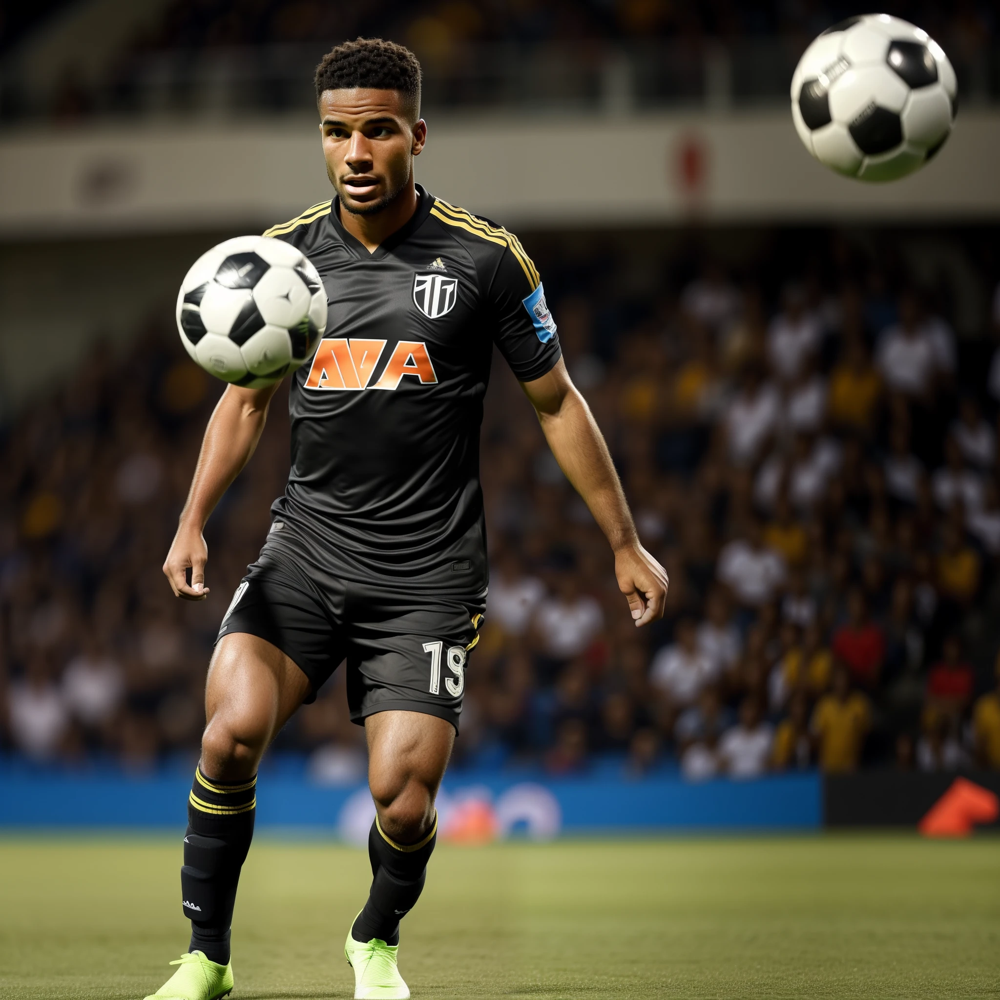 Soccer Player, face,  in Botafogo