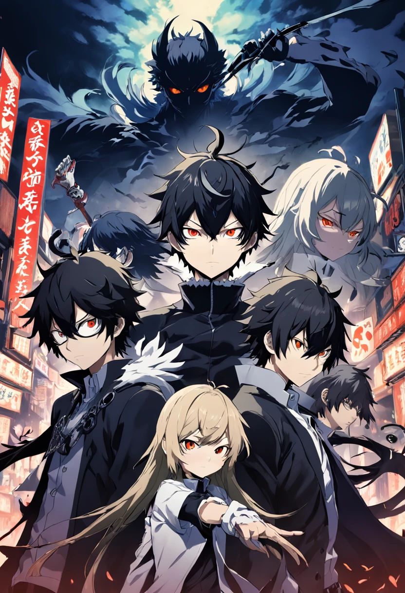 the persona 5 protagonist with the shikai Getsuga No Zangetsu No Okami Picaro From Bleach
