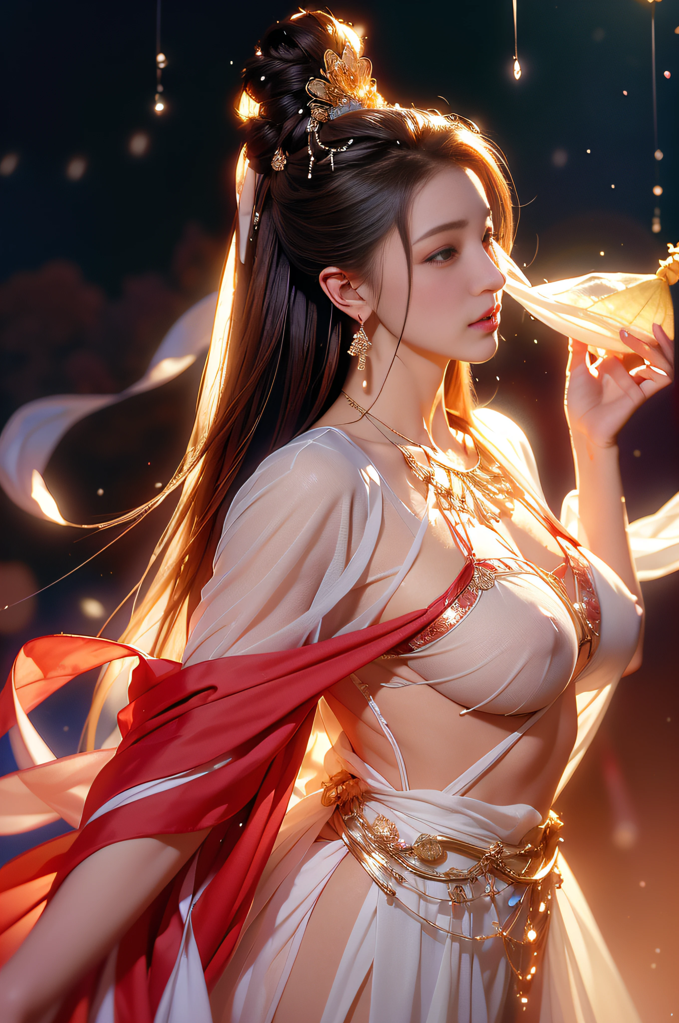 Gilded Chinese Palace,looki at viewer,depth of fields,bokeh dof,light falling,((A MILF))、pregnant woman、Red dress
Transparent underwear、one-girl、Red shirt、a black skirt、huge-breasted、
with brown eye、(long whitr hair、brunette color hair、Very straight hair:1.4、hime-cut:1.4)、Earrings necklace、pouty、
A picture、tmasterpiece、top-quality、NFFSW、A high resolution、realistic detail、glistning skin、Mature figure、Plump body、crisp breasts、perfect bodies、wide waist、Extremely colorful、looking at viewert、hyper realisitc、From the front side、watercolor paiting、Traditional media、(color difference、intricately details)、dynamicposes、dynamic ungle、
40k、NFFSW、A high resolution、From the angle from below、ancient Chinese costume、Ancient Chinese hairstyle、Upward hairstyle、The whole body is dressed in white silk cloth、（Close-up of raindrops in the air, Capture the world with raindrops, Distorted reflections, refracted light, The microscopic world inside each droplet, Miniature landscape, inverted image, Ethereal beauty, pause moments, translucent sphere, Distorted reality, Kaleidoscope view, Natural lenses, A glimpse of the present, Miniature world, Raindrop Symphony, Natural interoperability, 1girl in
, masutepiece, (Dynamic Angle:1.2)）