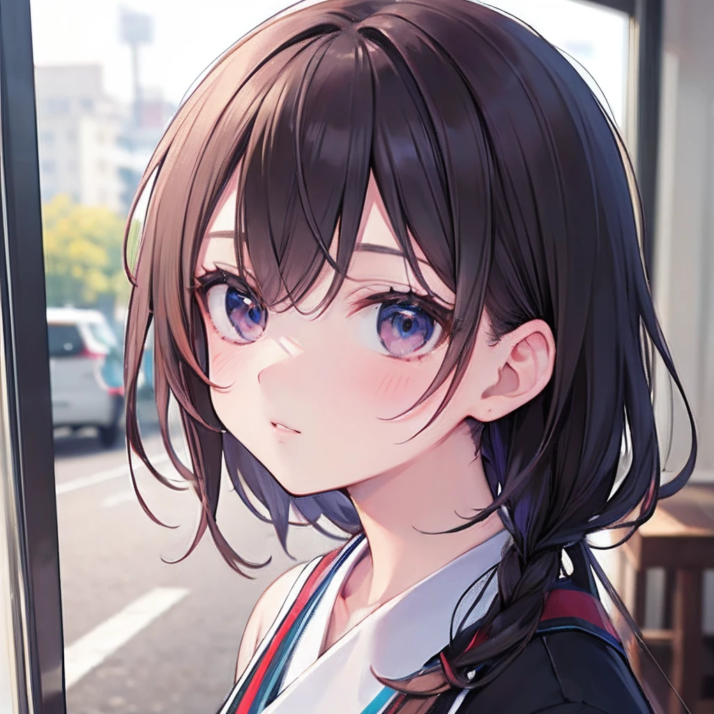 (masterpiece), best quality, beautiful detailed hair detailed face, ultra high res, Koharu Mizuki