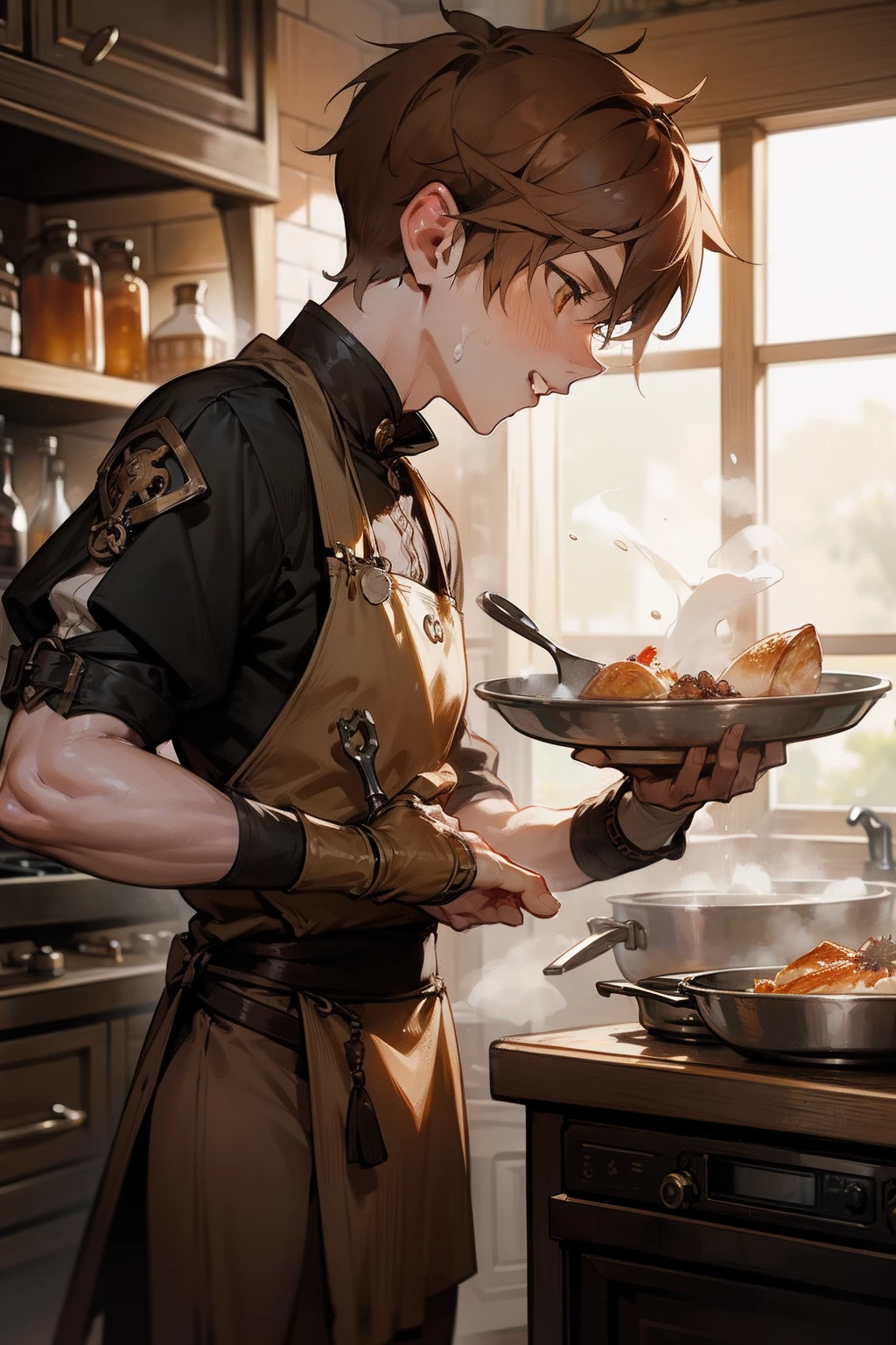 steampunc male people twinks {{ember}} Cooking dishes cuisine