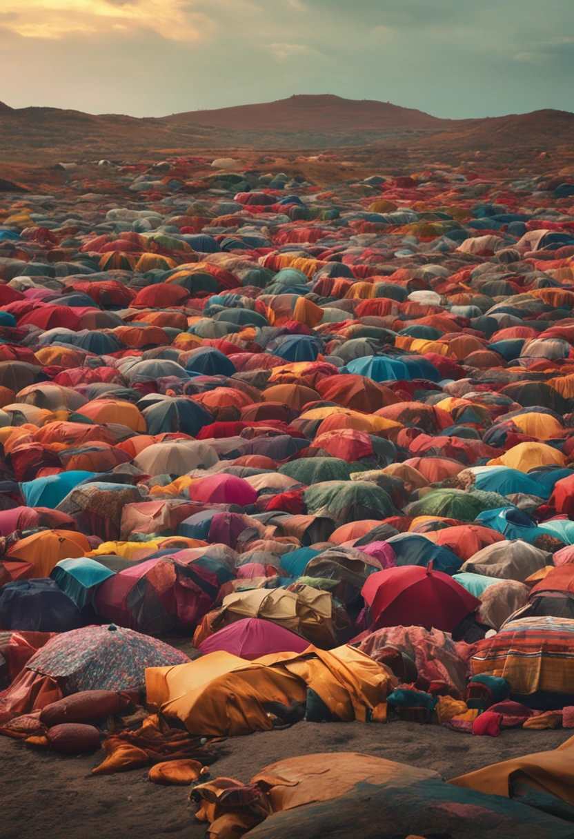 A market where many people participate