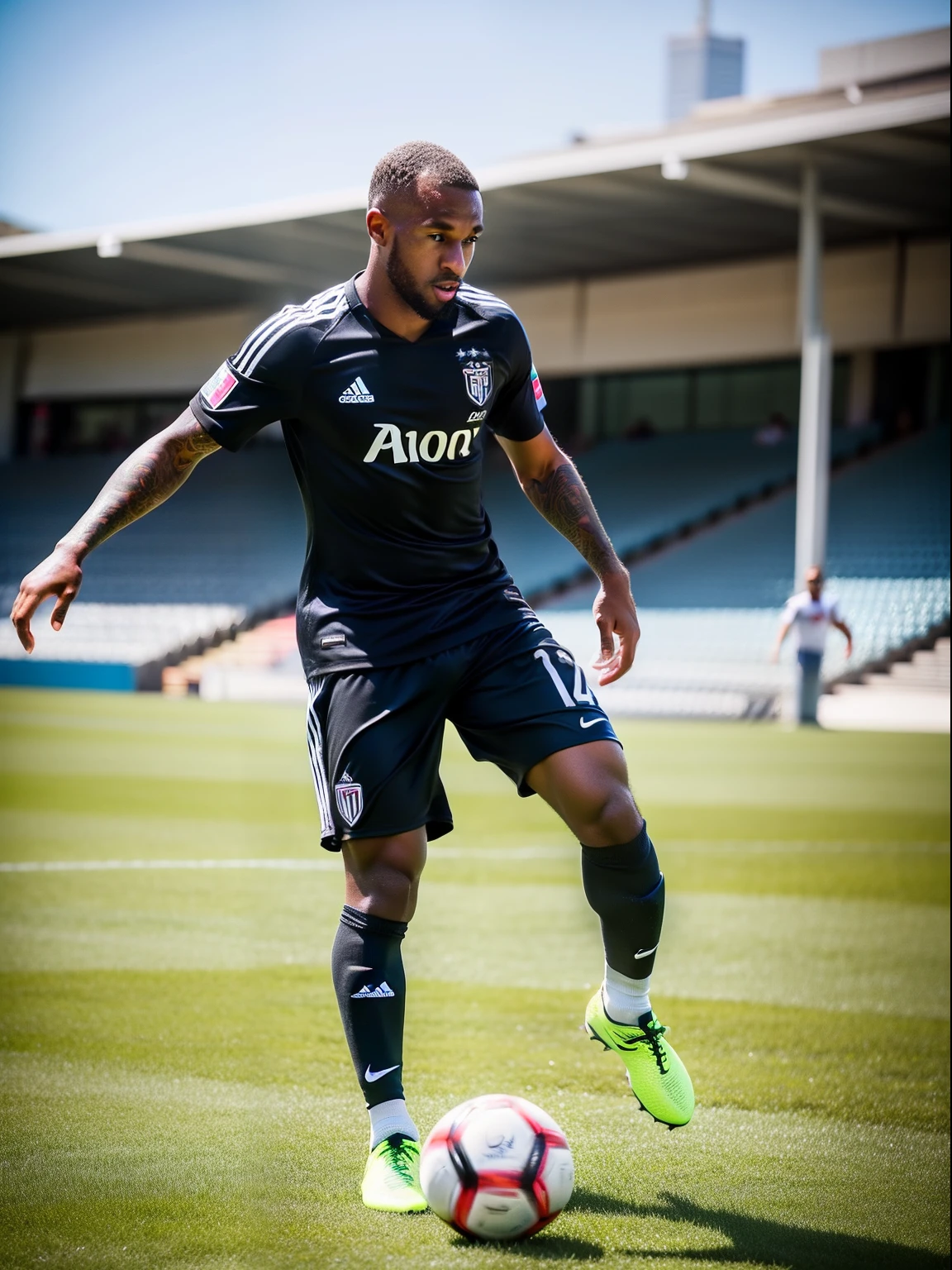 Soccer Player whit in Botafogo