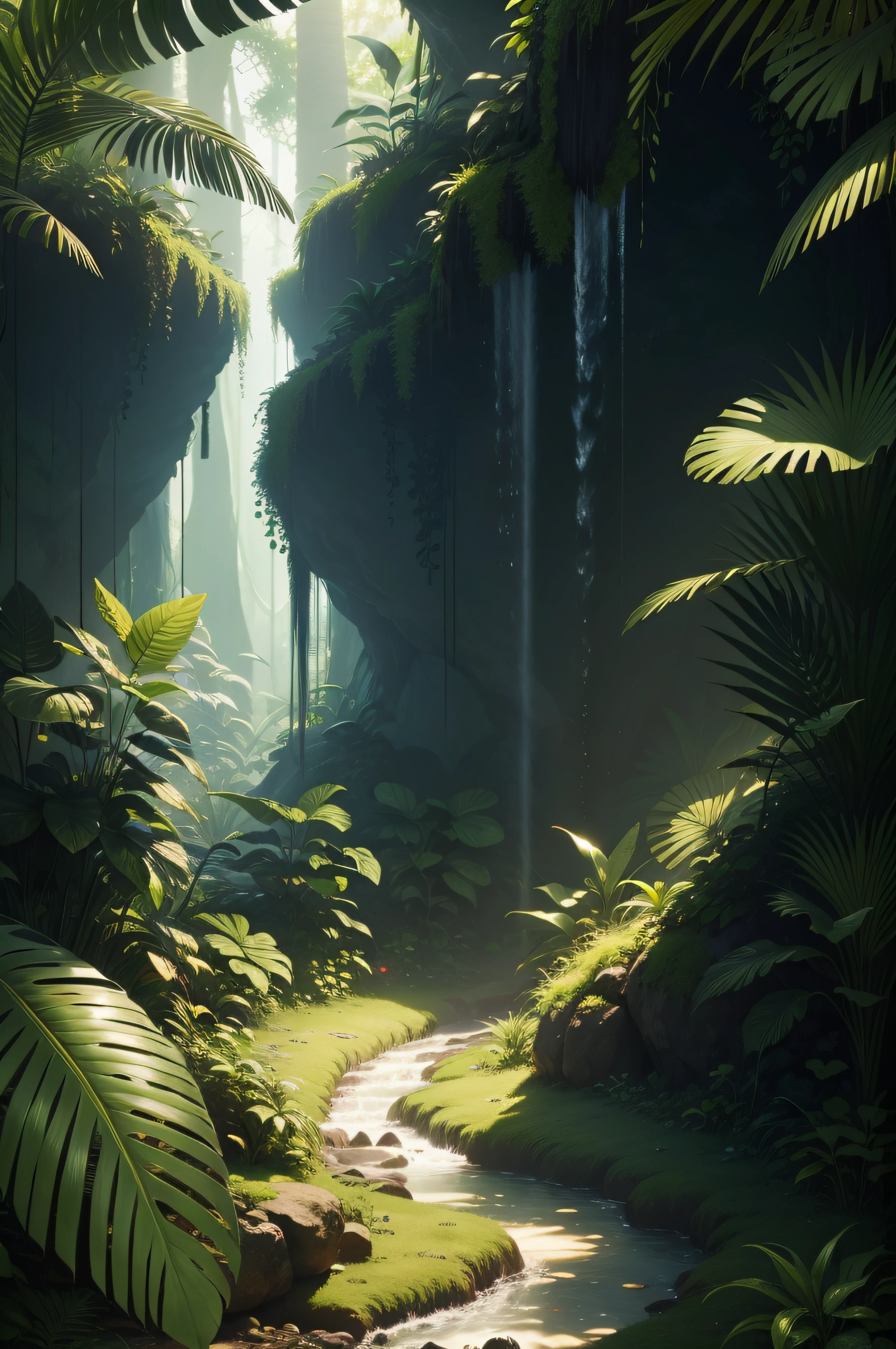 create me a jungle background wallpaper 8k high quality