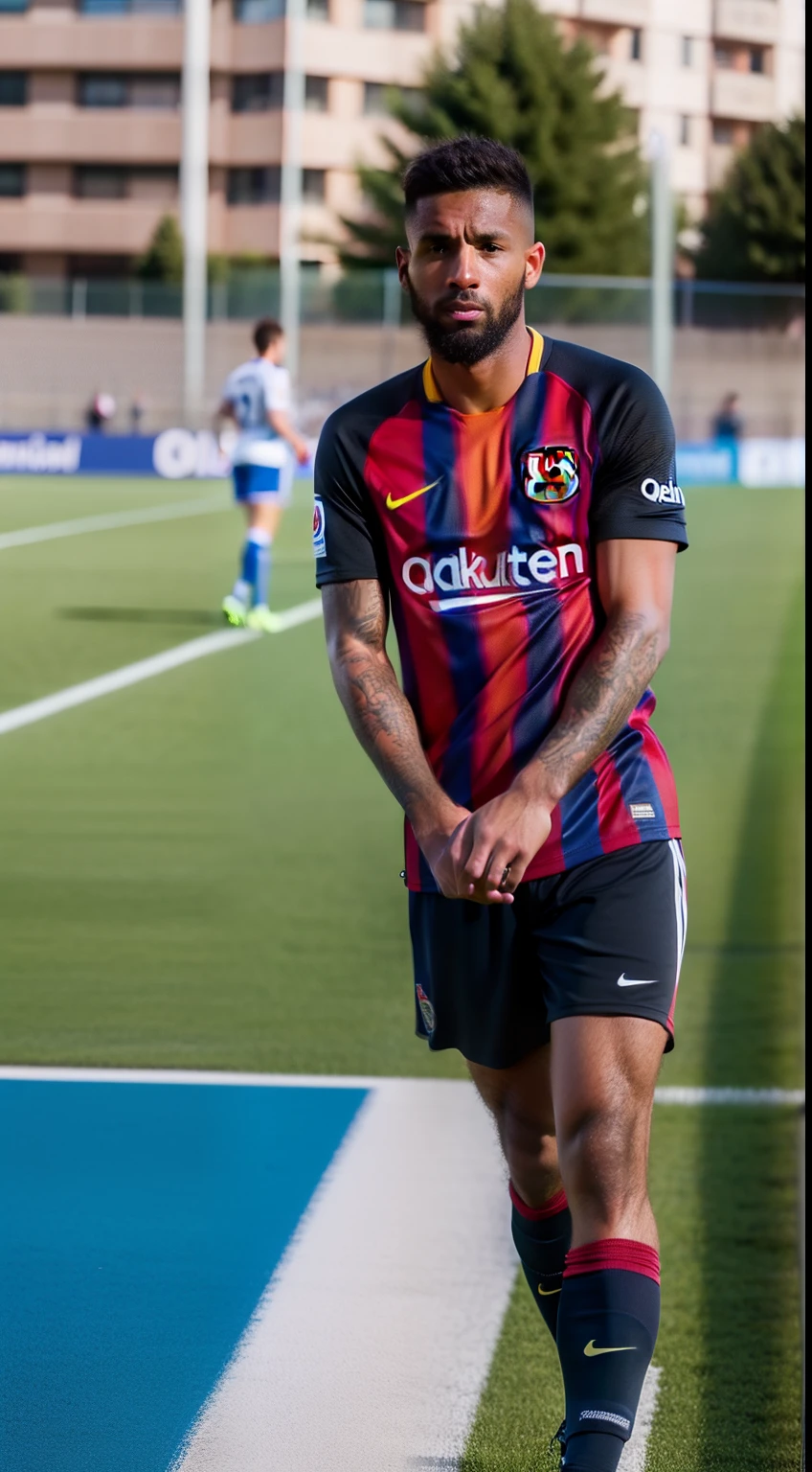 Soccer Player in Barcelona