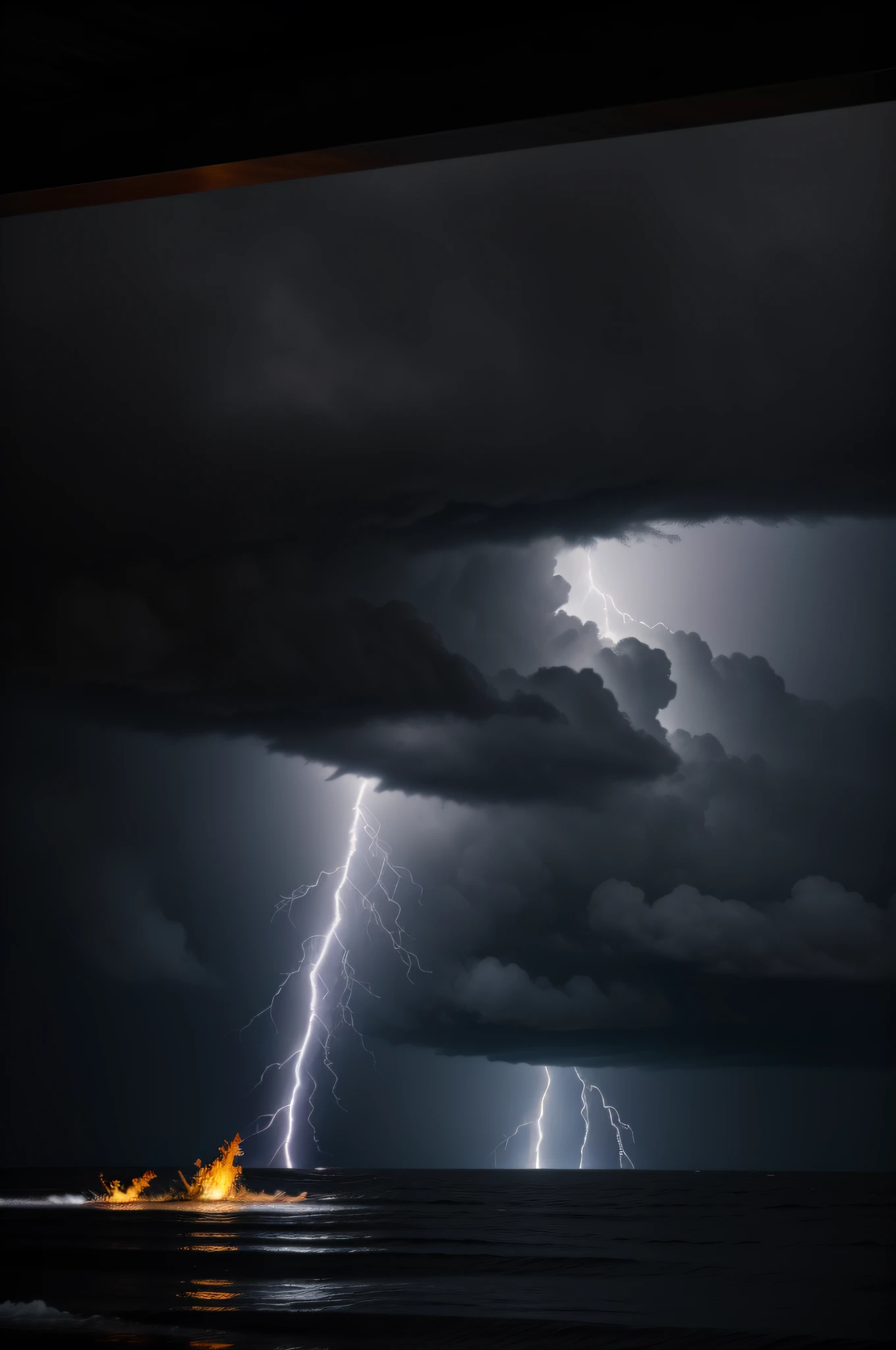 Water, fire, ice, wind, storm, rain, air, man, woman, light, life and death.