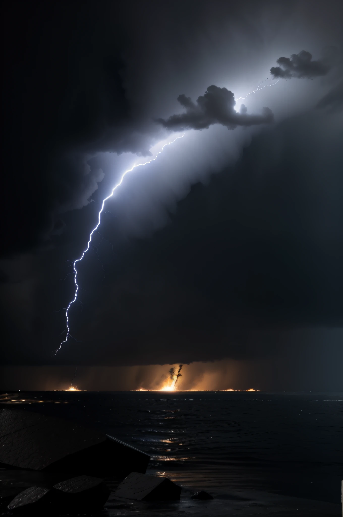 Water, fire, ice, wind, storm, rain, air, man, woman, light, life and death.