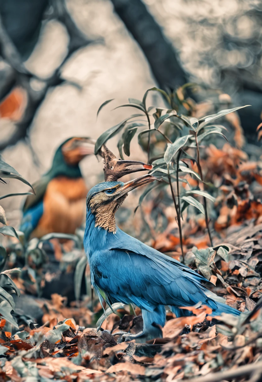 garoto de cabelo azul, mgo das trevas