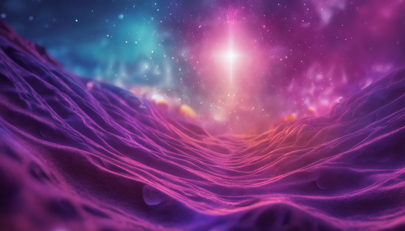 Imagem realista com um fundo suave e reconfortante com cores quentes, como tons de azul e roxo que transmitem serenidade e espiritualidade. no centro da imagem, Uma pessoa sentada de costas , com uma luz suave irradiando deles, symbolizing intercession and spiritual connection. mostrando diversidade e unidade na comunidade. Photos are slightly blurry, representando o anonimato dos assinantes, but still revealing a sincere connection. Como um toque final, Um suave efeito de luz dourada permeia toda a miniatura, adding a touch of divinity and hope.