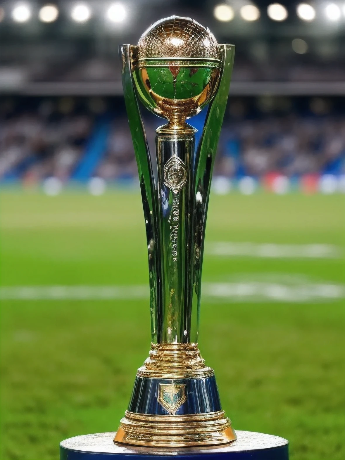 a closeup of a football trophy on a pedestal on a field, 🇺🇦, o melhor de sempre, 😃😀😄☺🙃😉😗, 🚿🗝📝, Chile, a tocha que todos devemos segurar, 💣 💥, 🐝👗👾, 💣 💥💣 💥, na copa do mundo, O melhor, Egito, accurate depiction