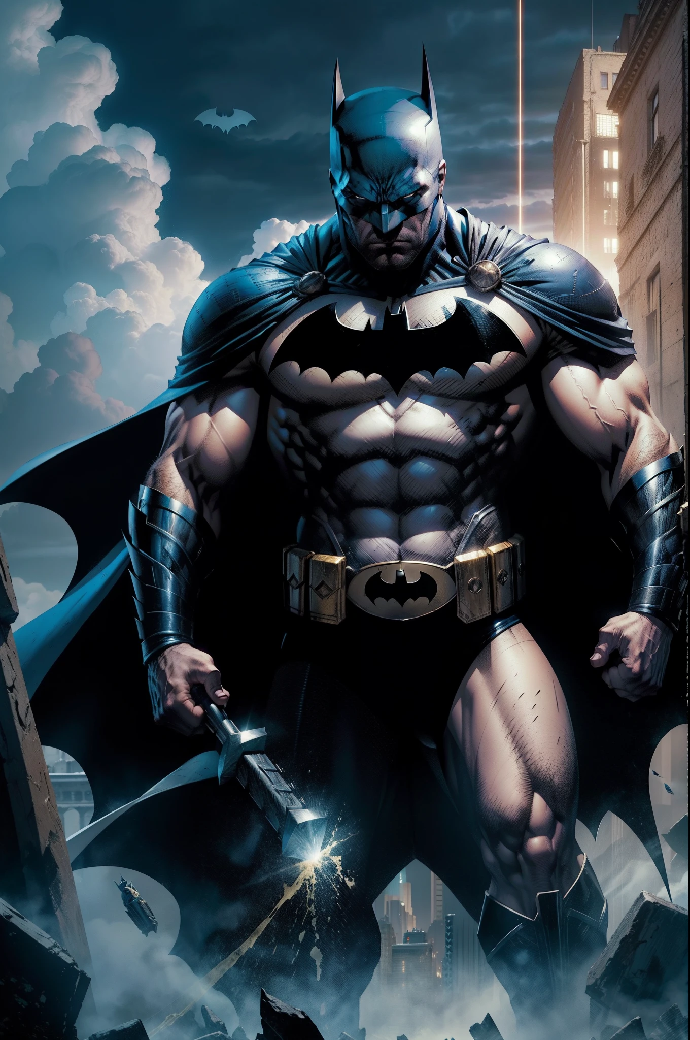 Batman vs. Thor: The Thunder King. Canary: Oplimpus o lar dos deusses do Olimpo. Faces serradas, seriedade, Face of hatred.