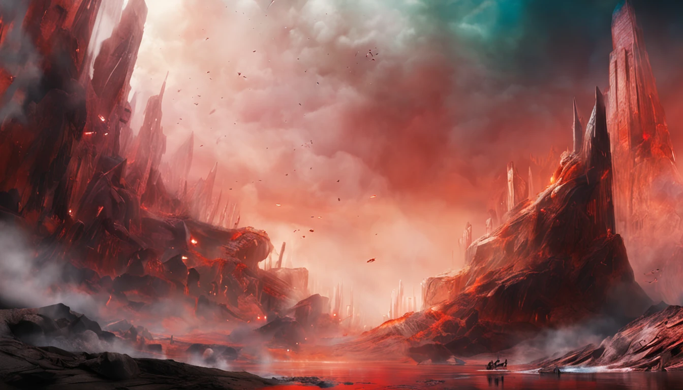 The Last Judgement in the style of British artist John Martin