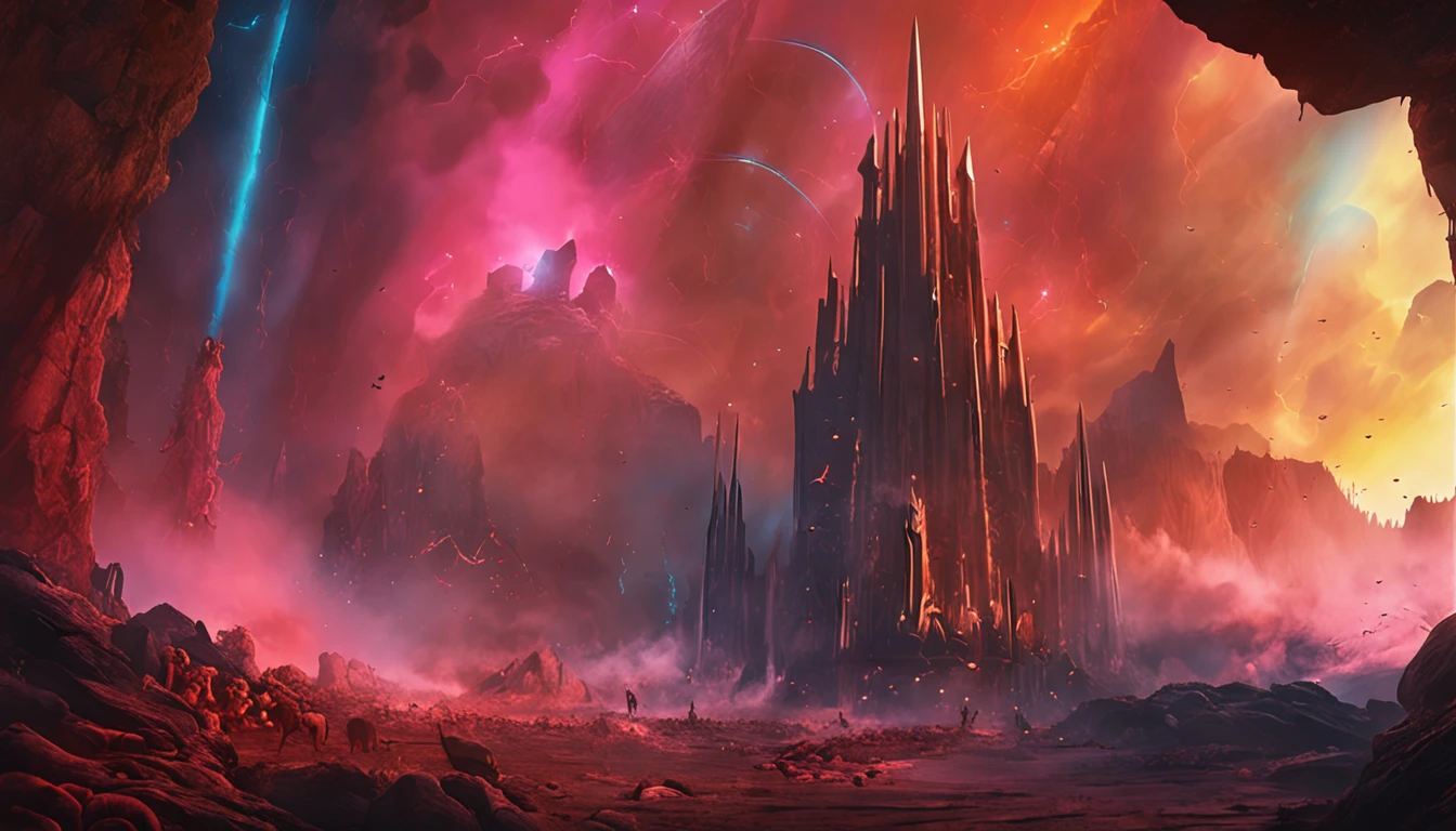 The Last Judgement in the style of British artist John Martin
